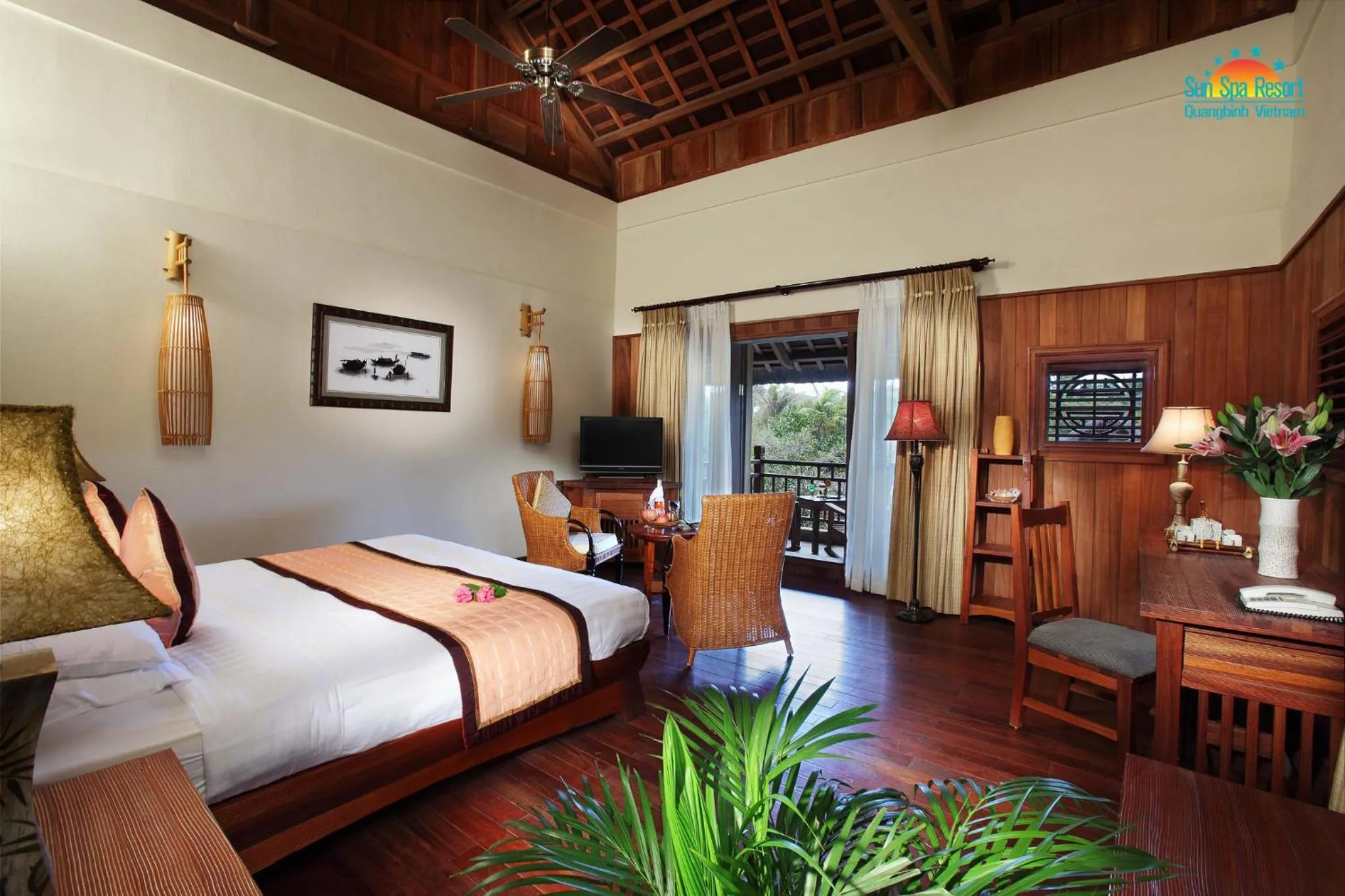 One-Bedroom Bungalow in Sun Spa Resort & Villa
