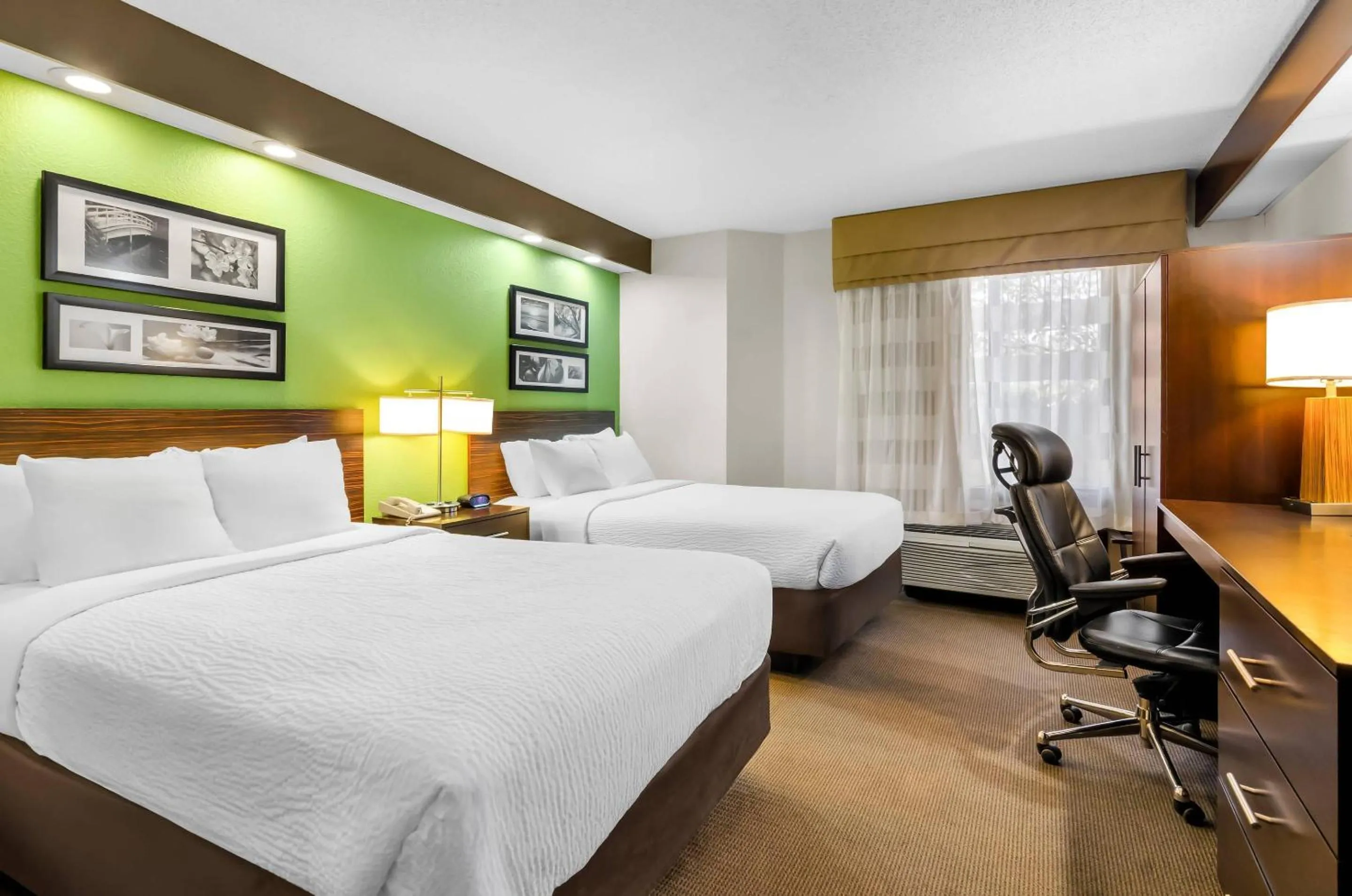 Double Room with Two Double Beds - Non-Smoking in Sleep Inn Beaver- Beckley