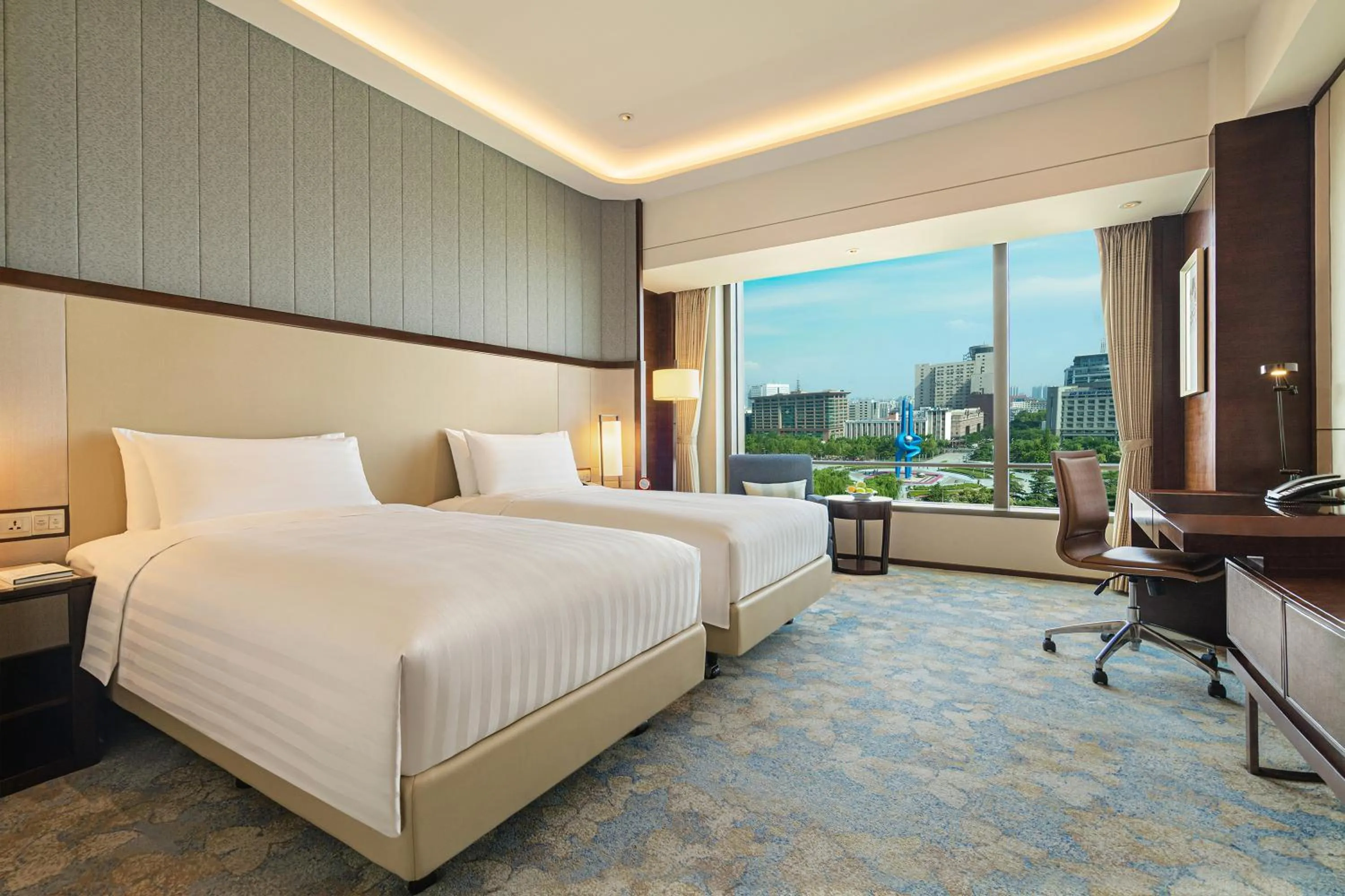 Deluxe City View Twin in Shangri-La Jinan