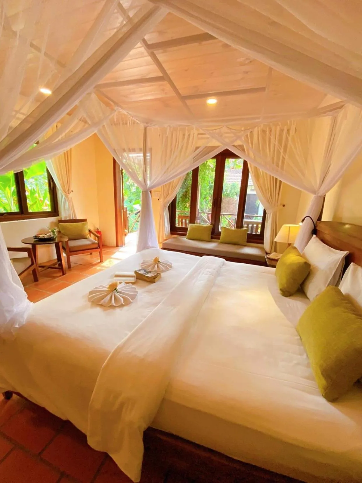 Double Room with Garden View in Thanh Kieu Beach Resort