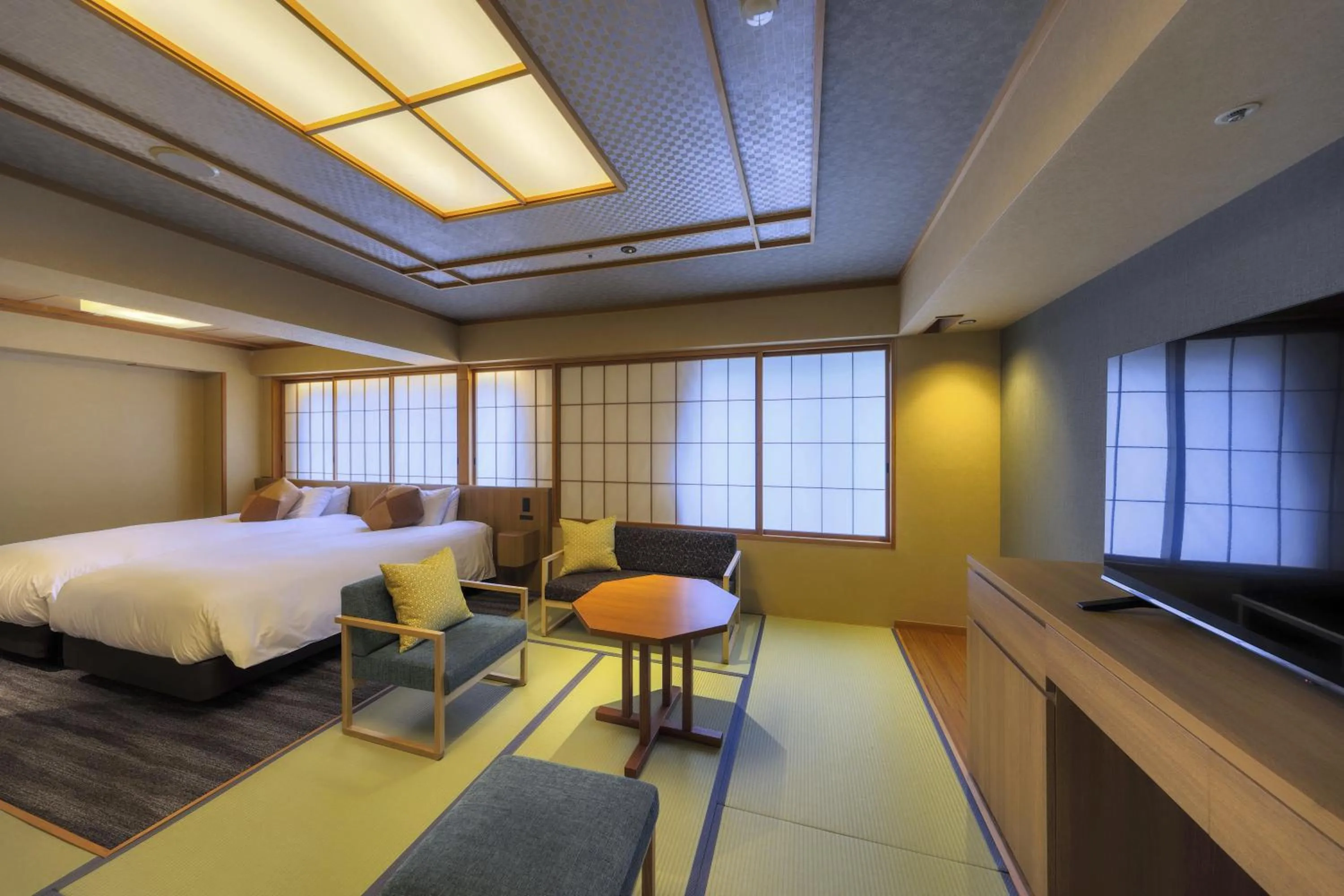 Deluxe Quadruple Room in Hida Takayama Onsen Hida Hotel Plaza
