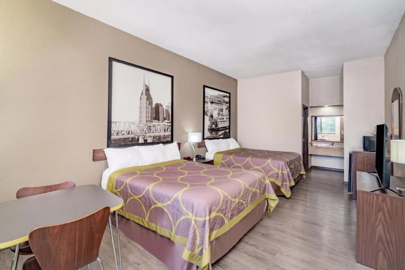 Queen Room with Two Queen Beds - Smoking in Super 8 by Wyndham Columbia