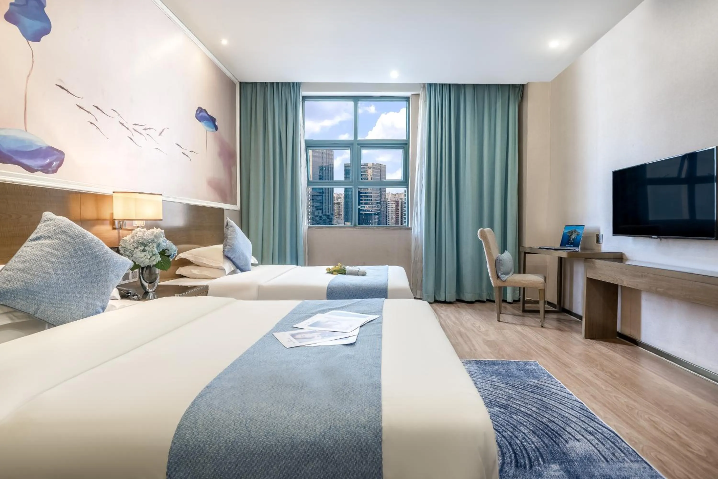 Deluxe Twin Room in Zhongshan Bafei Hotel