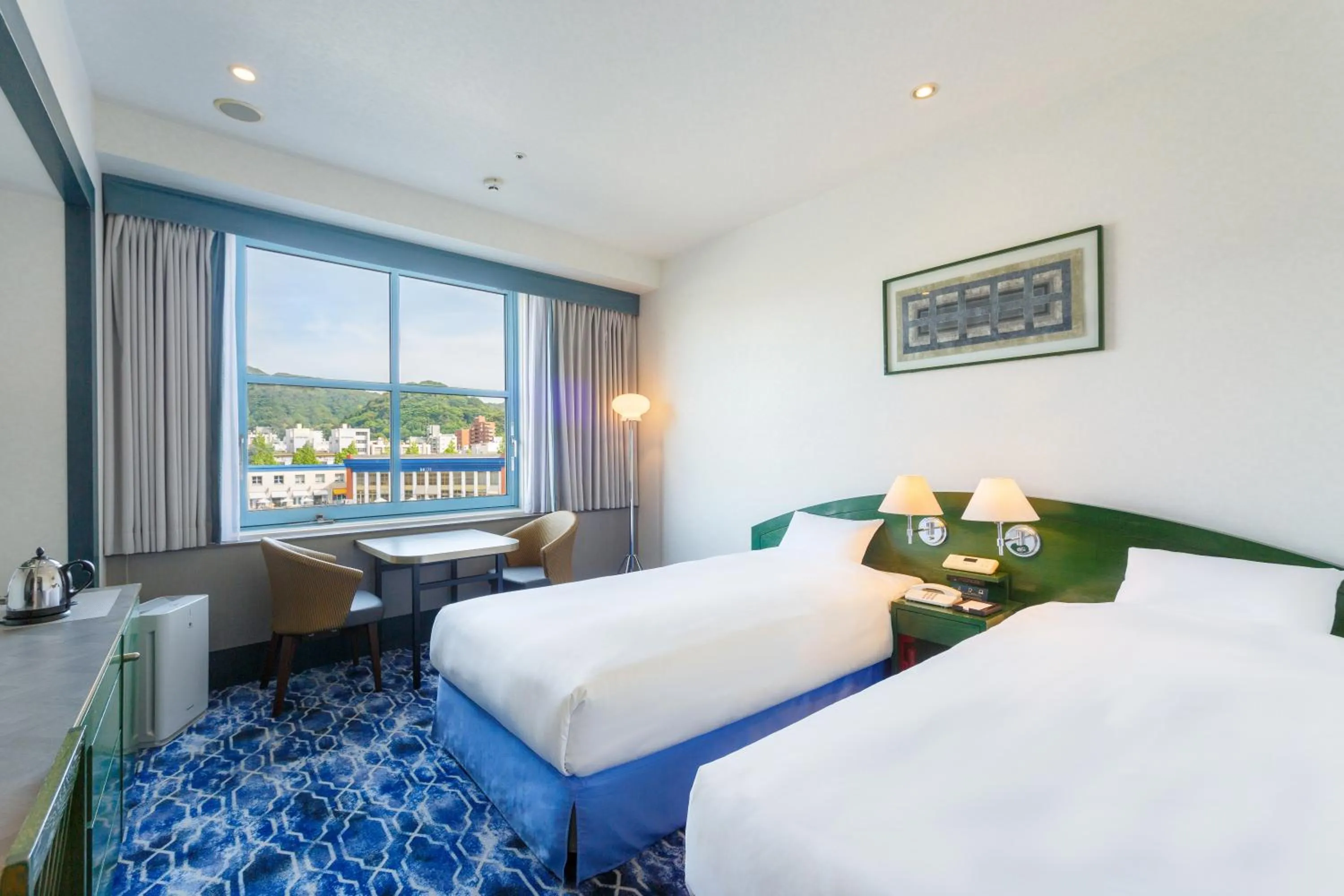 Twin Room with City View in Premier Hotel Mojiko