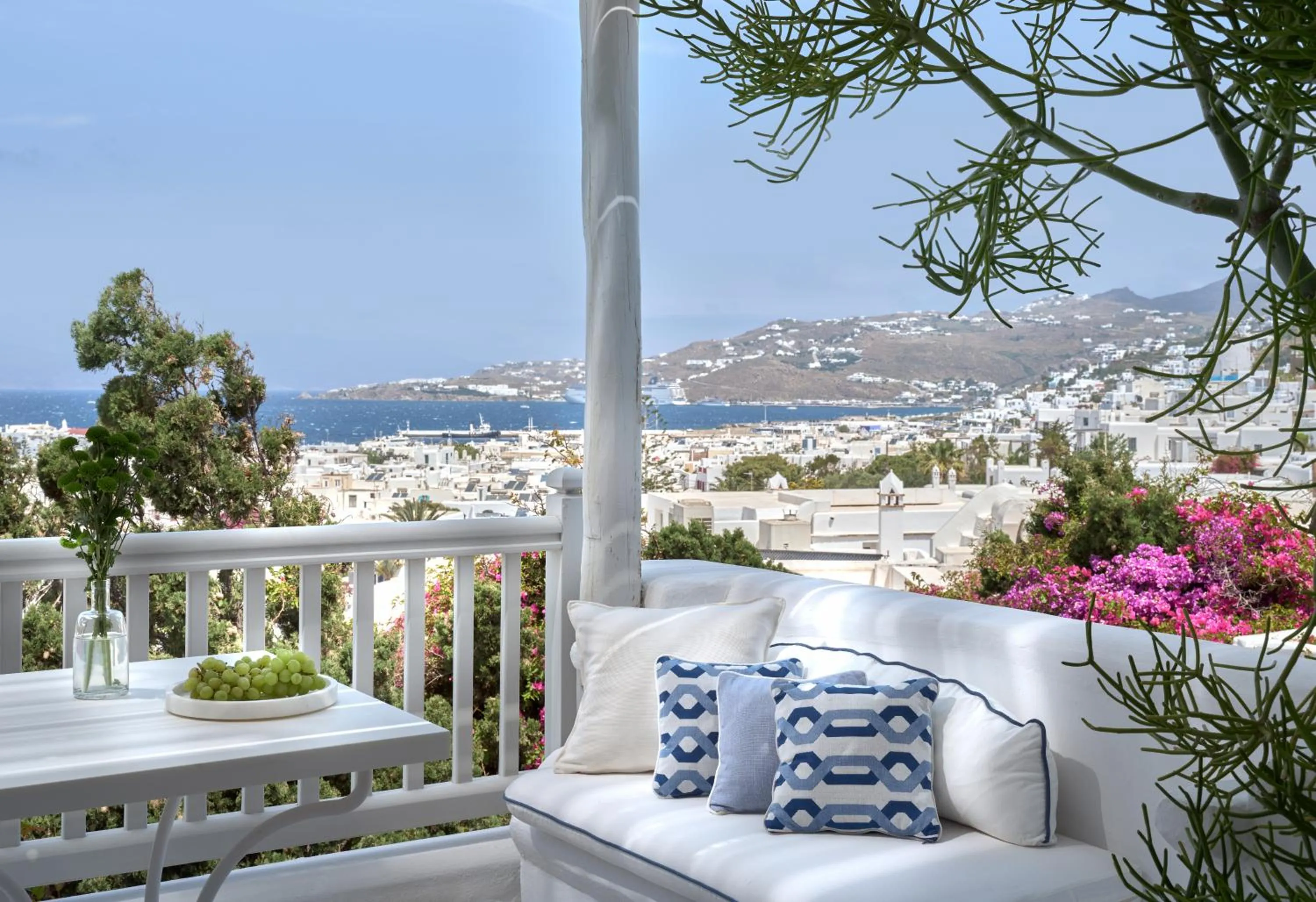 Panoramic Double or Twin Room with Spectacular Sea View in Belvedere Mykonos - Main Hotel - The Leading Hotels of the World