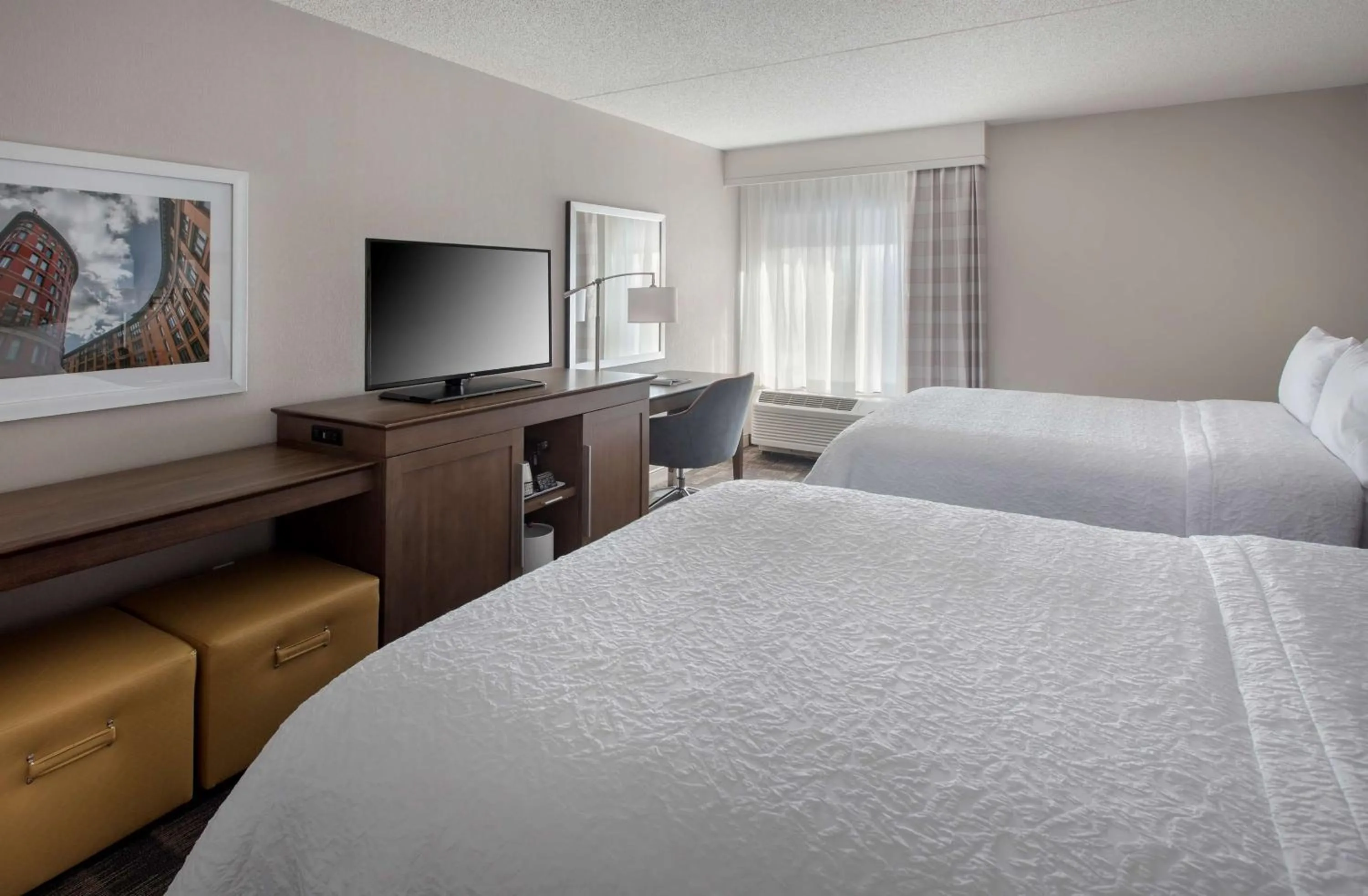 Double Room with Two Double Beds - Non-Smoking in Hampton Inn Boston Logan Airport