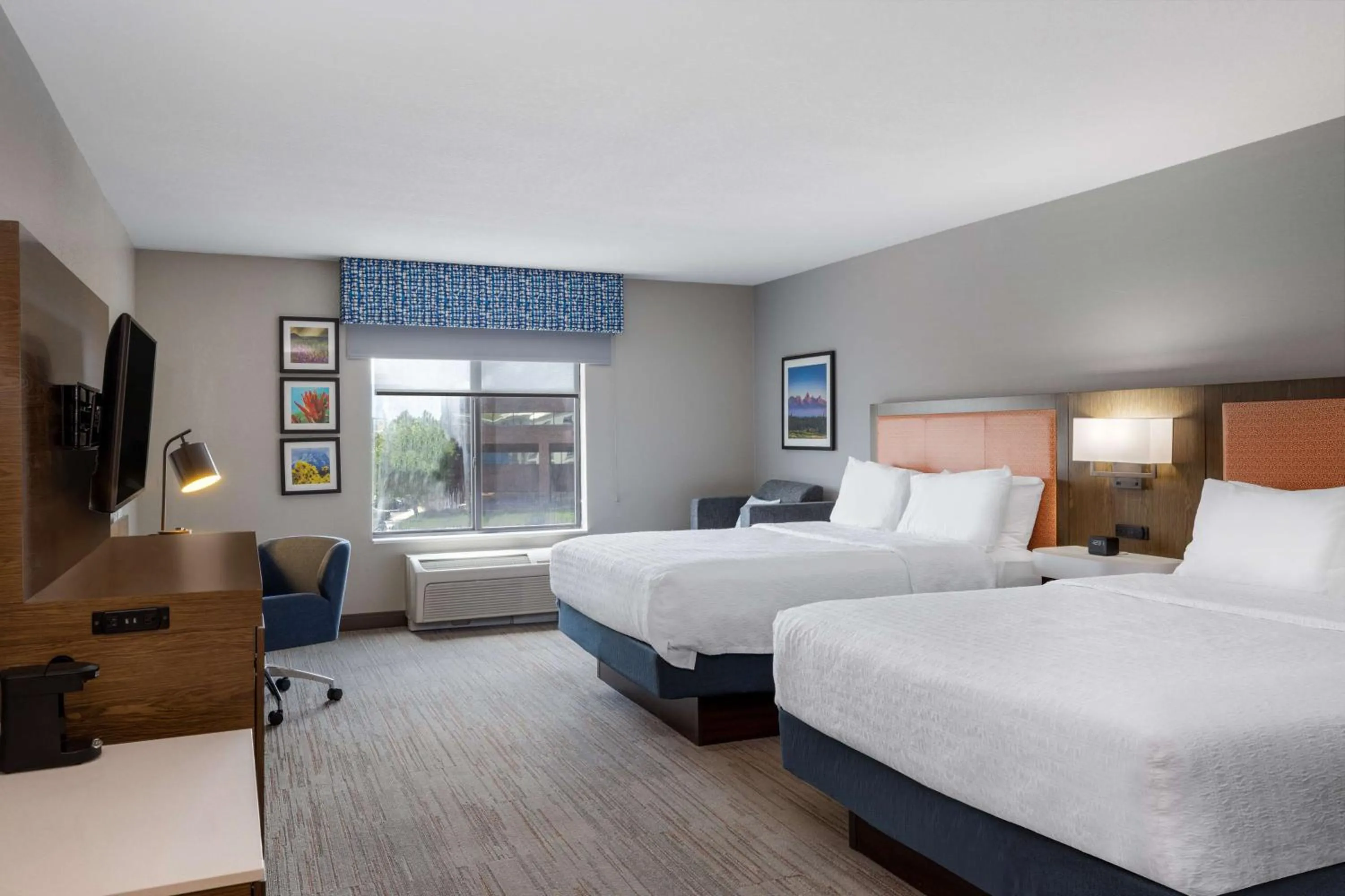 Room with Two Queen Beds - Non-Smoking in Newly Renovated-Hampton Inn & Suites Casper