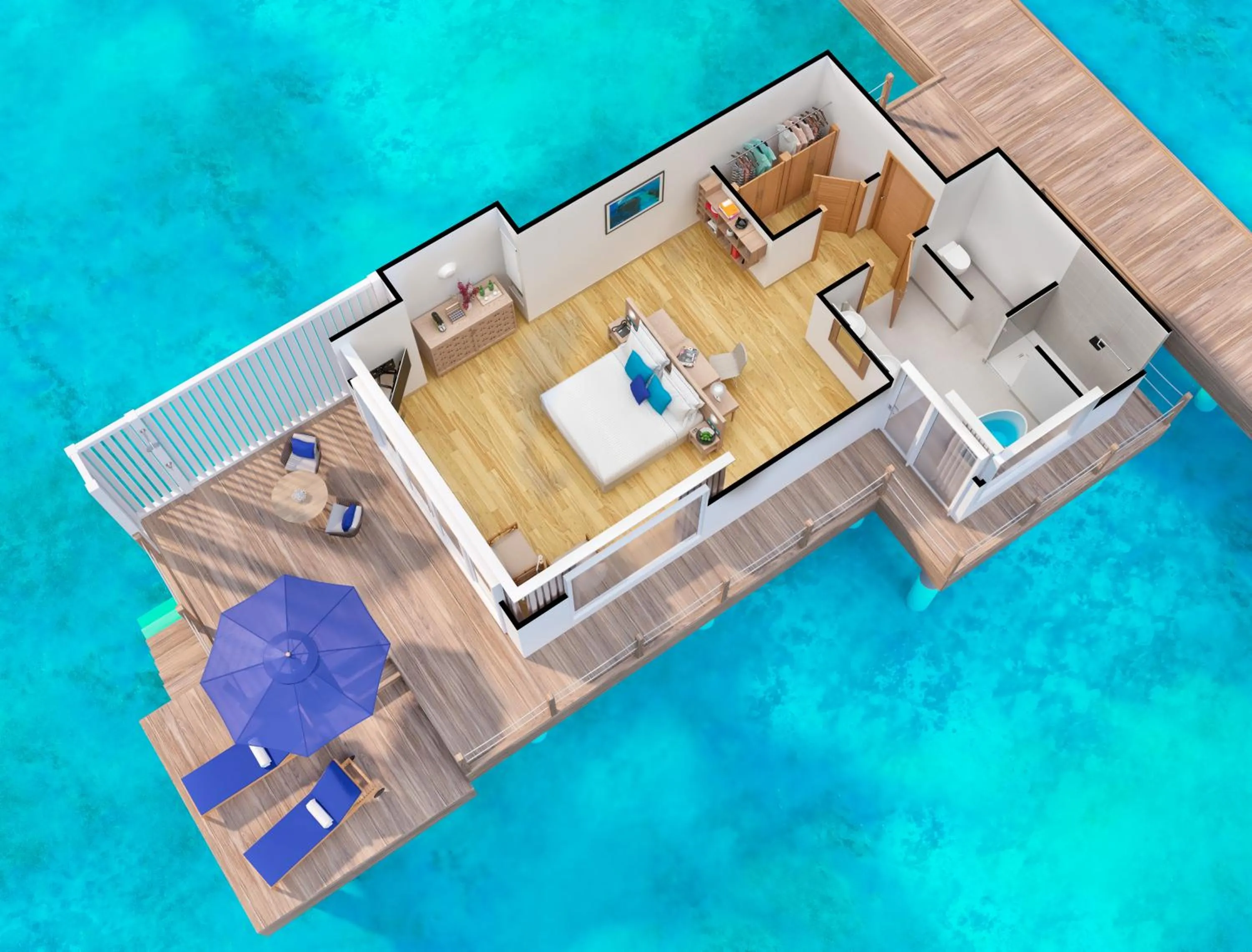 Water Villa in Baglioni Resort Maldives - Luxury All Inclusive