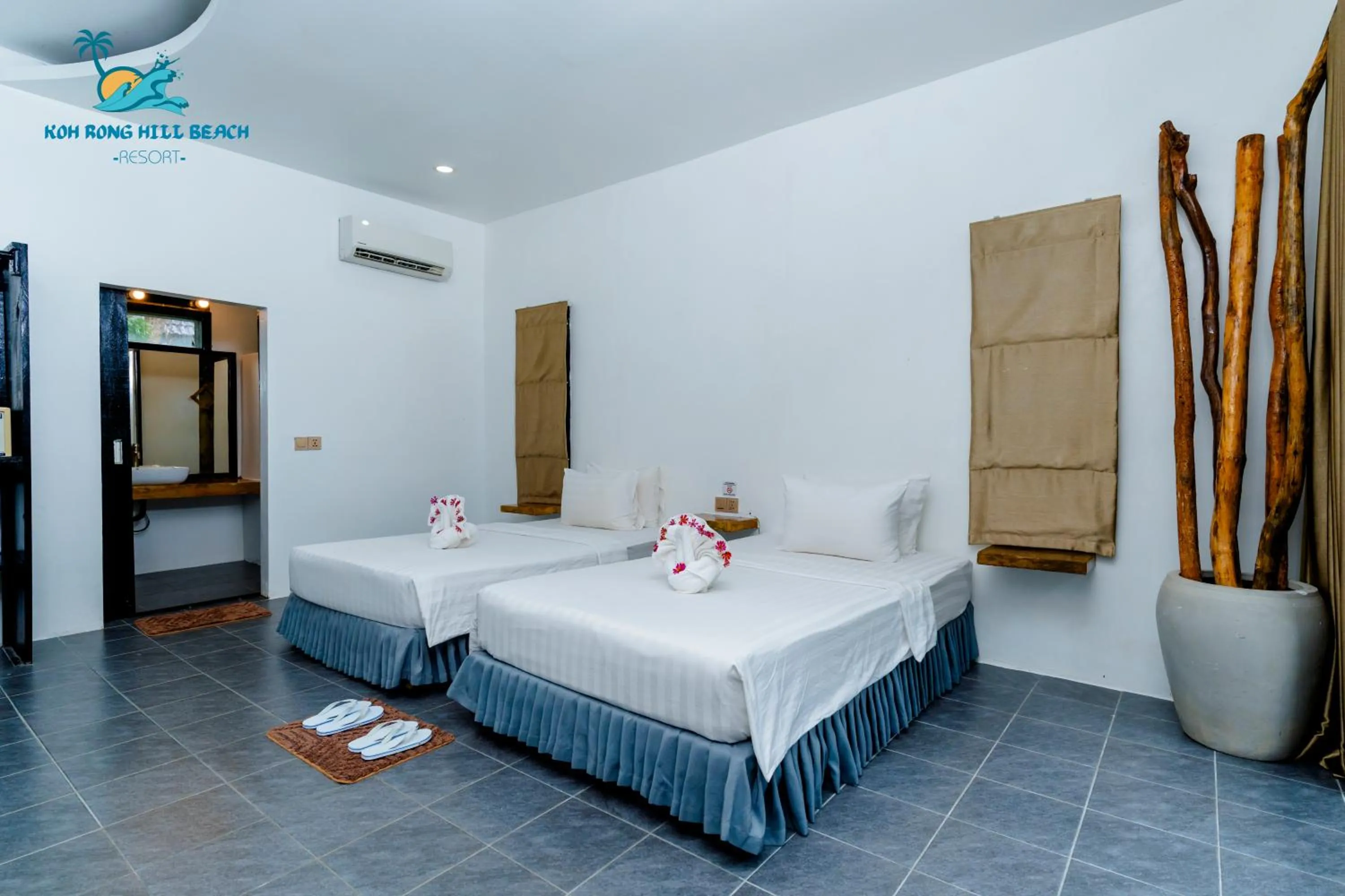 Deluxe Twin with Garden View in Koh Rong Hill Beach Resort