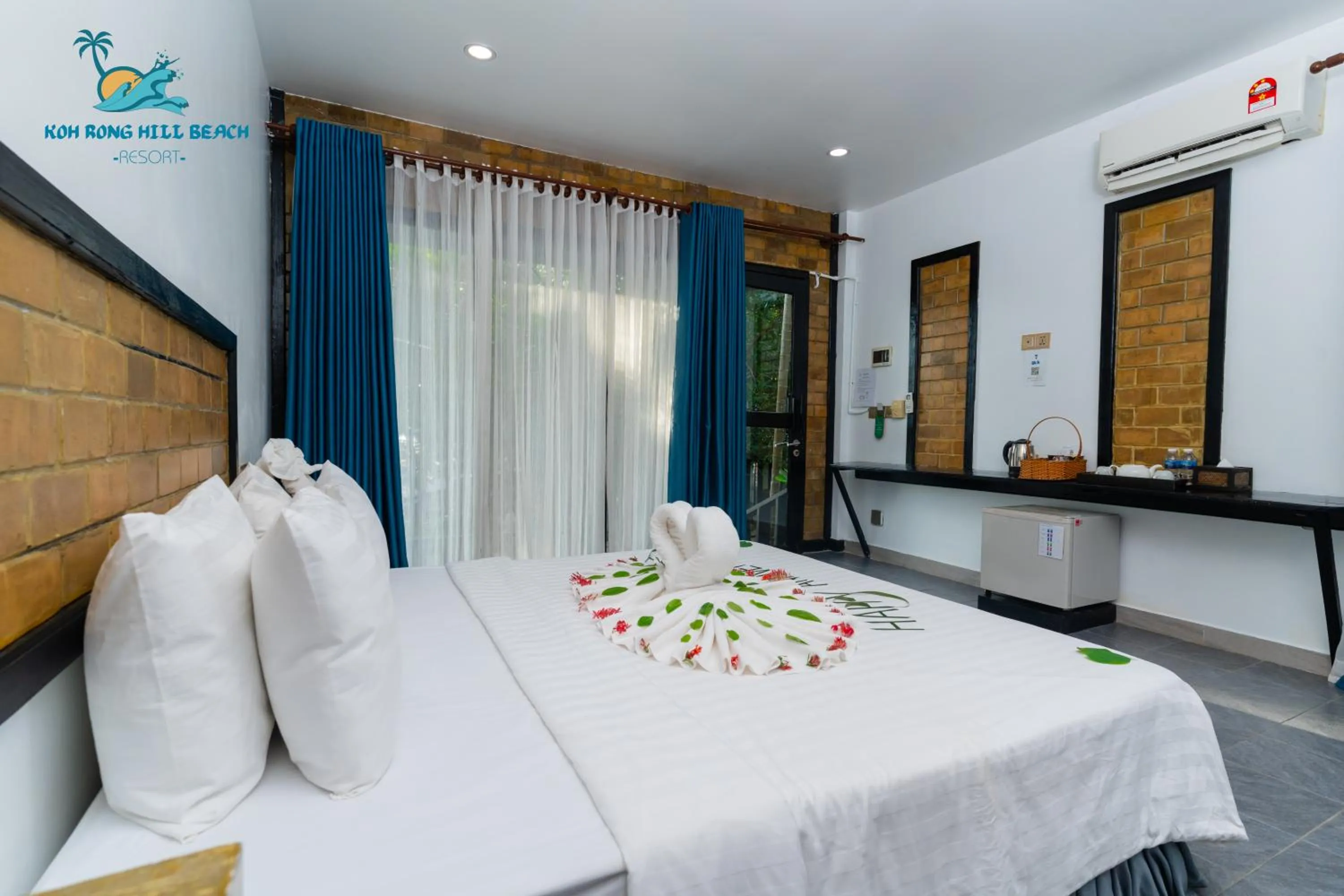 Deluxe Double with Ocean View in Koh Rong Hill Beach Resort