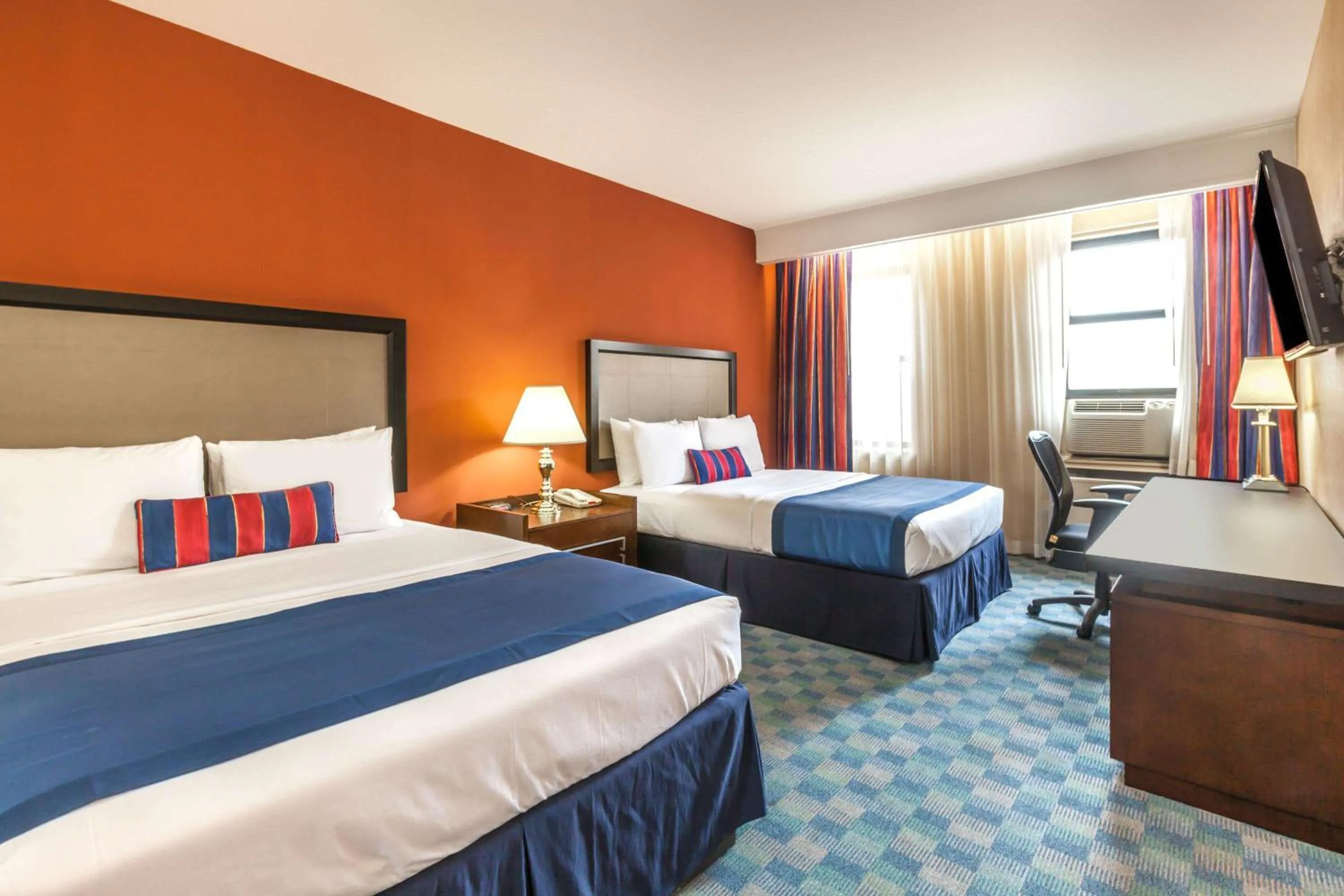 Queen Room with Two Queen Beds - Non-Smoking in Ramada by Wyndham Jersey City