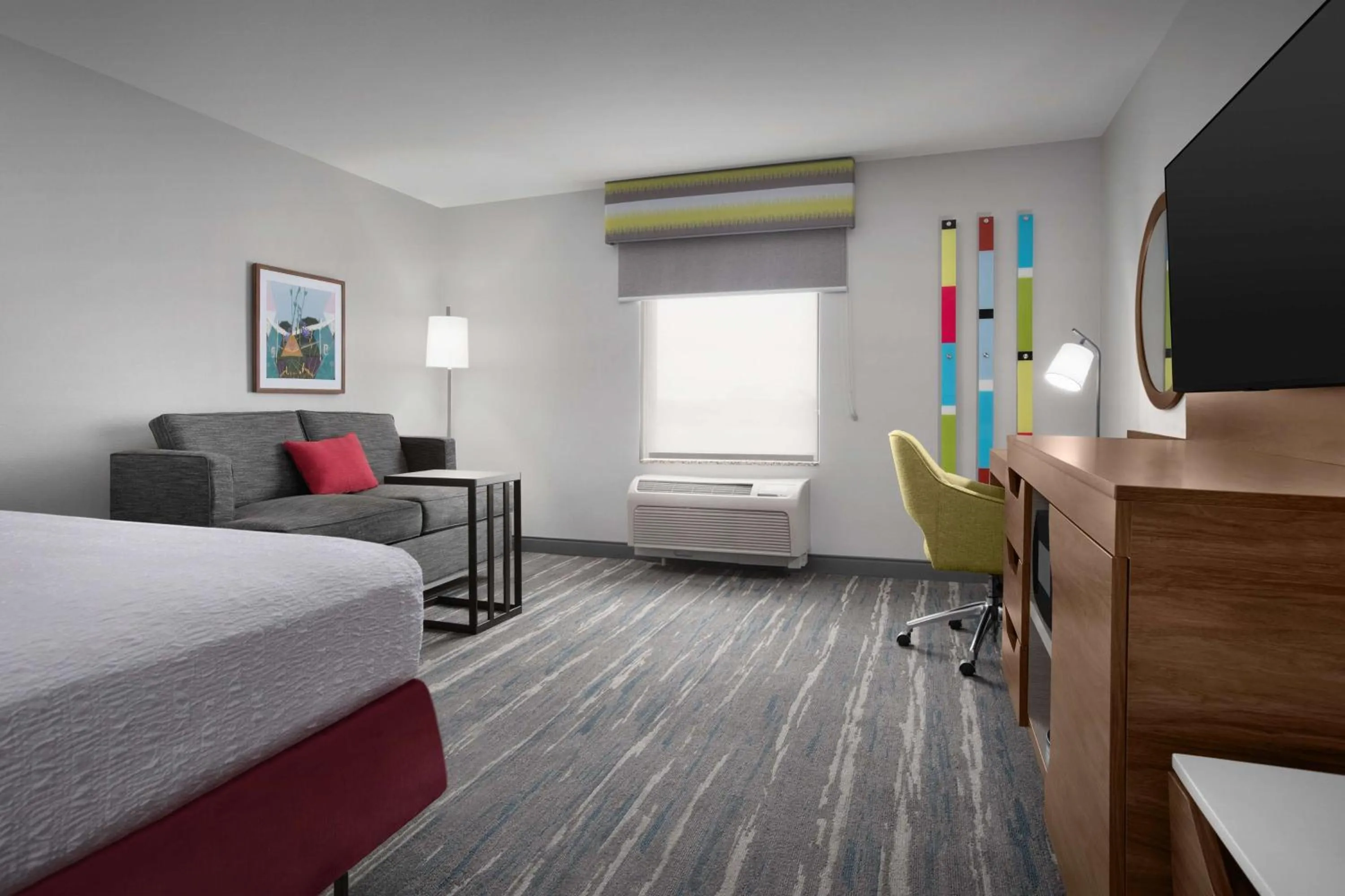 King Studio Suite with Sofa Bed - Non-Smoking in Hampton Inn Yorkville