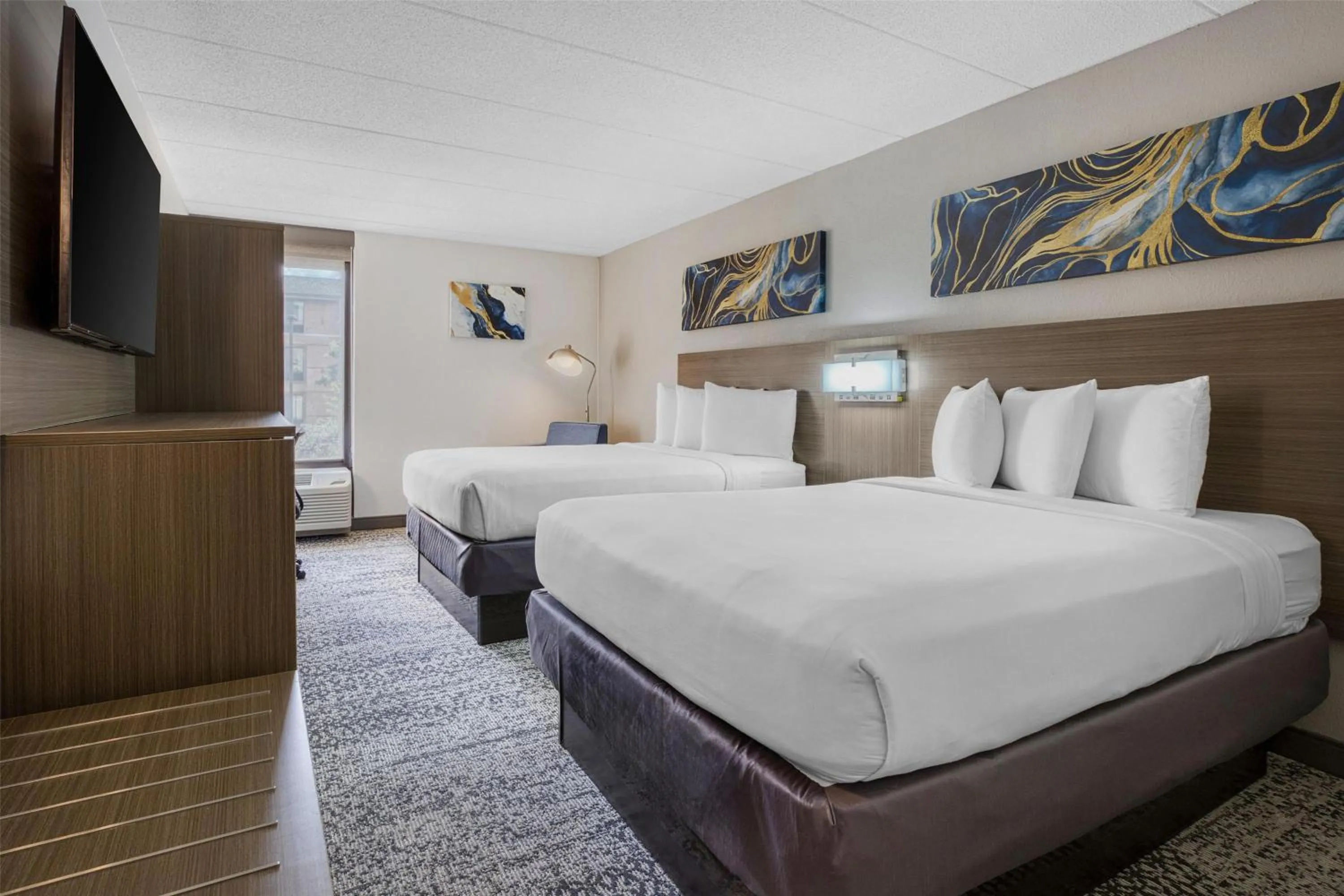 Double Room with Two Double Beds - Non-Smoking in SureStay Plus Hotel by Best Western Chicago Lombard