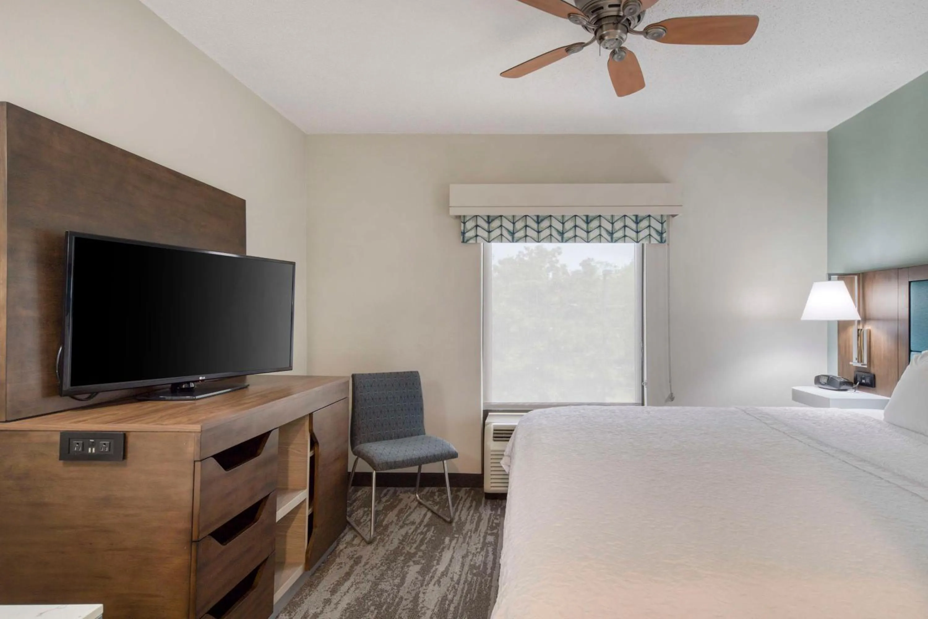 One-Bedroom King Suite with Fireplace - Non-Smoking  in Hampton Inn & Suites Wilmington/Wrightsville Beach