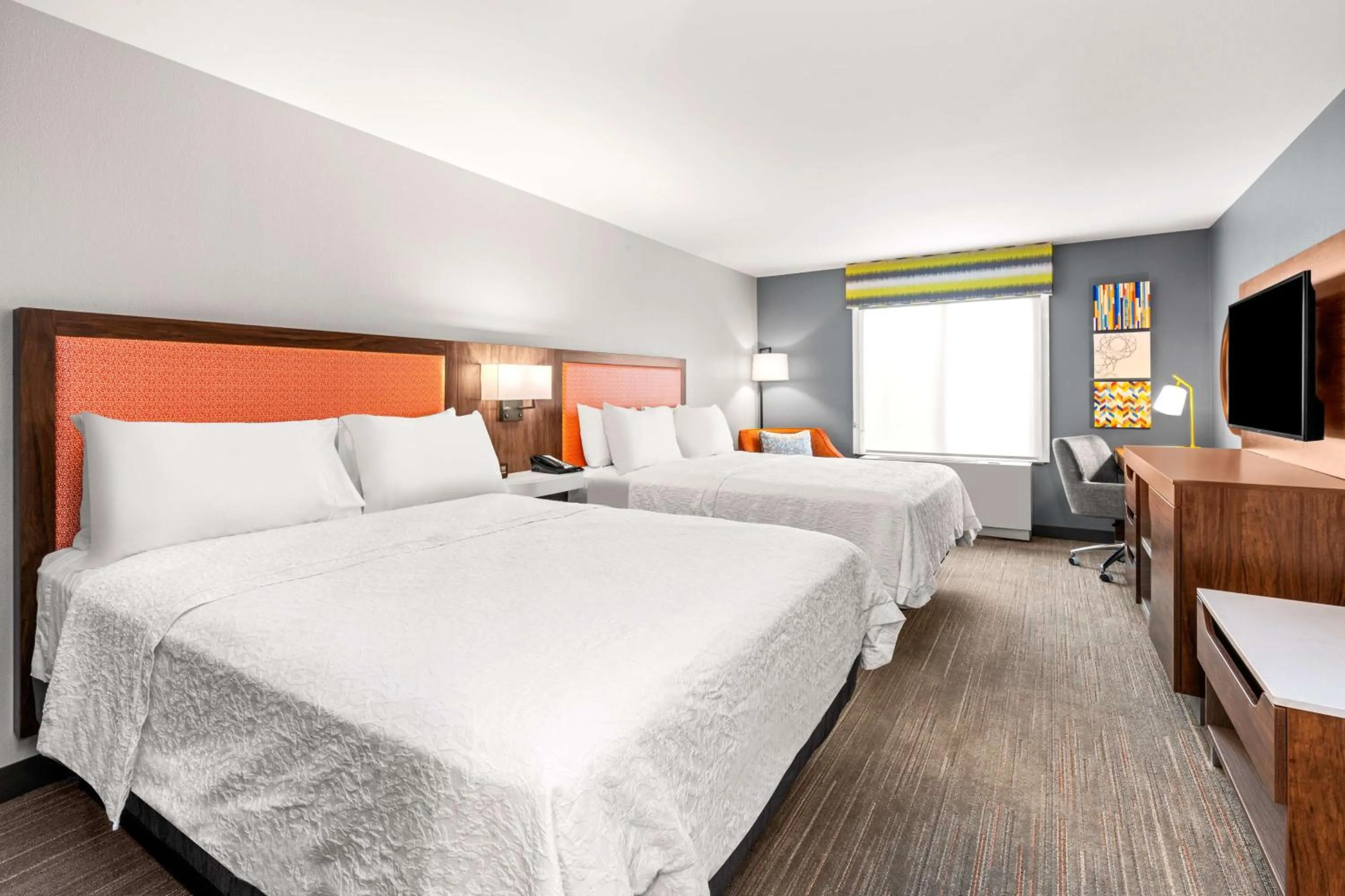 Room with Two Queen Beds - Non-Smoking in Hampton Inn & Suites Fairbanks