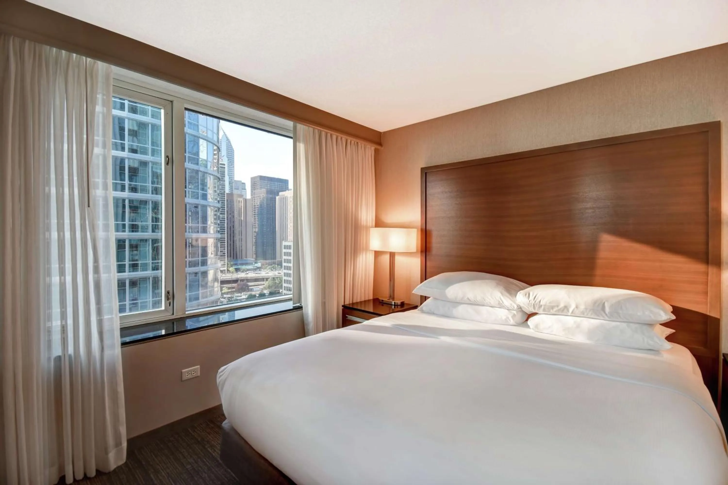 King Corner Suite with City View - Non-Smoking in Embassy Suites by Hilton Chicago Downtown Magnificent Mile