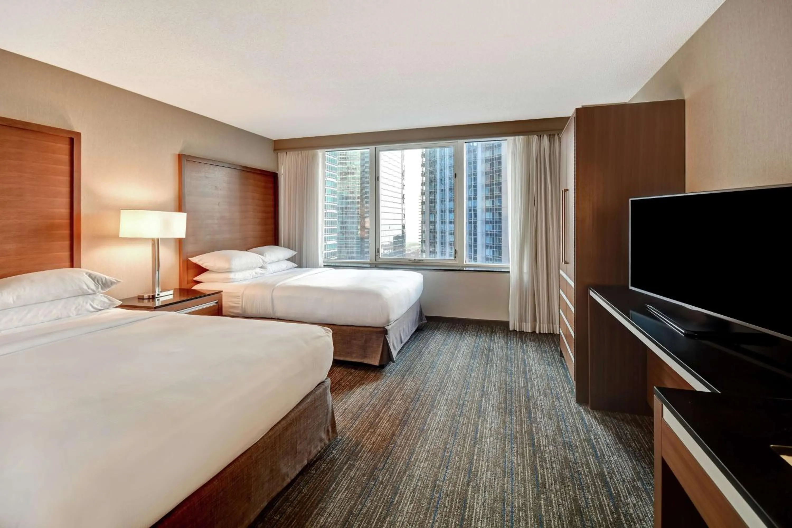 Suite with Two Double Beds - Hearing Accessible in Embassy Suites by Hilton Chicago Downtown Magnificent Mile