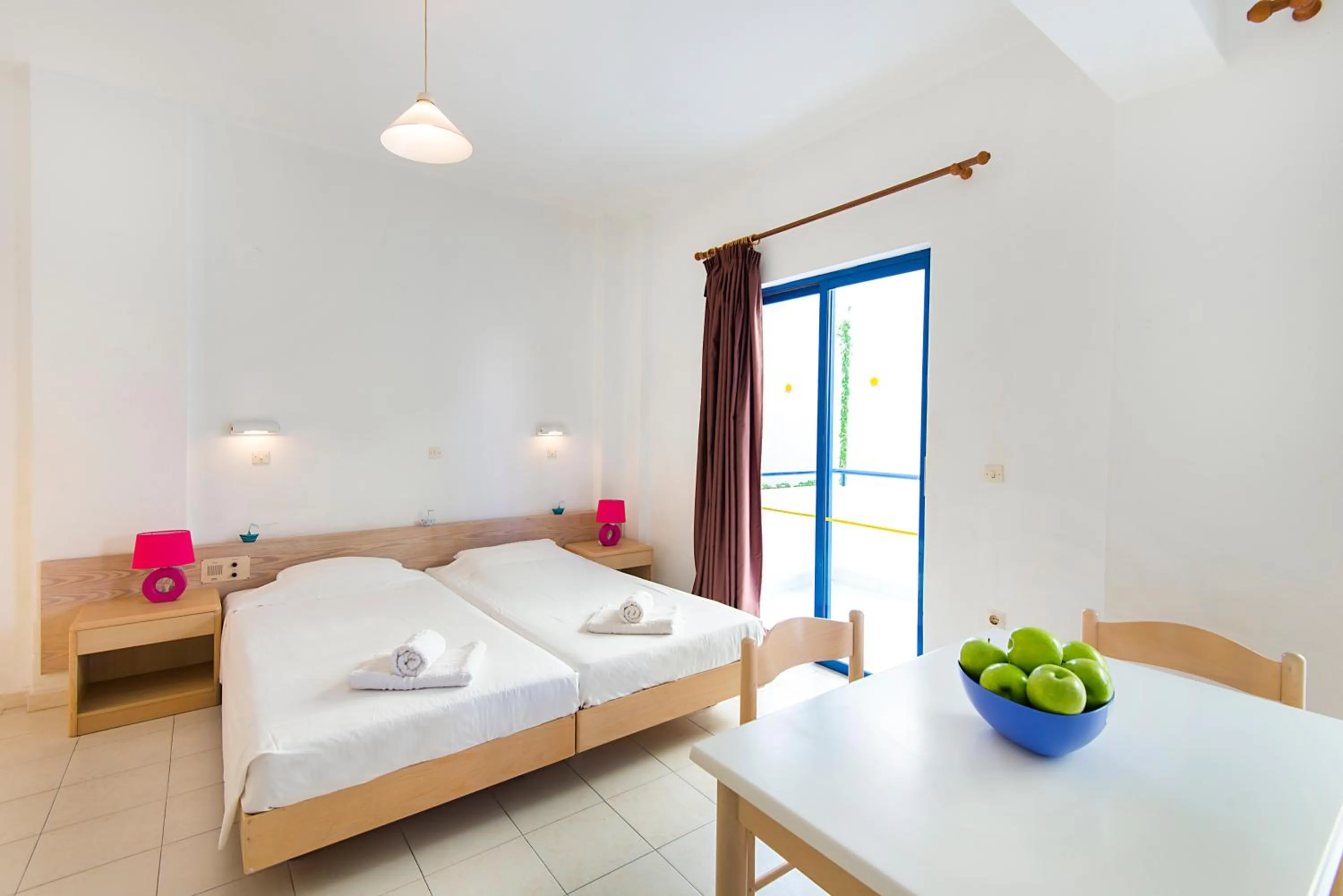 Double Studio in Blue Roses