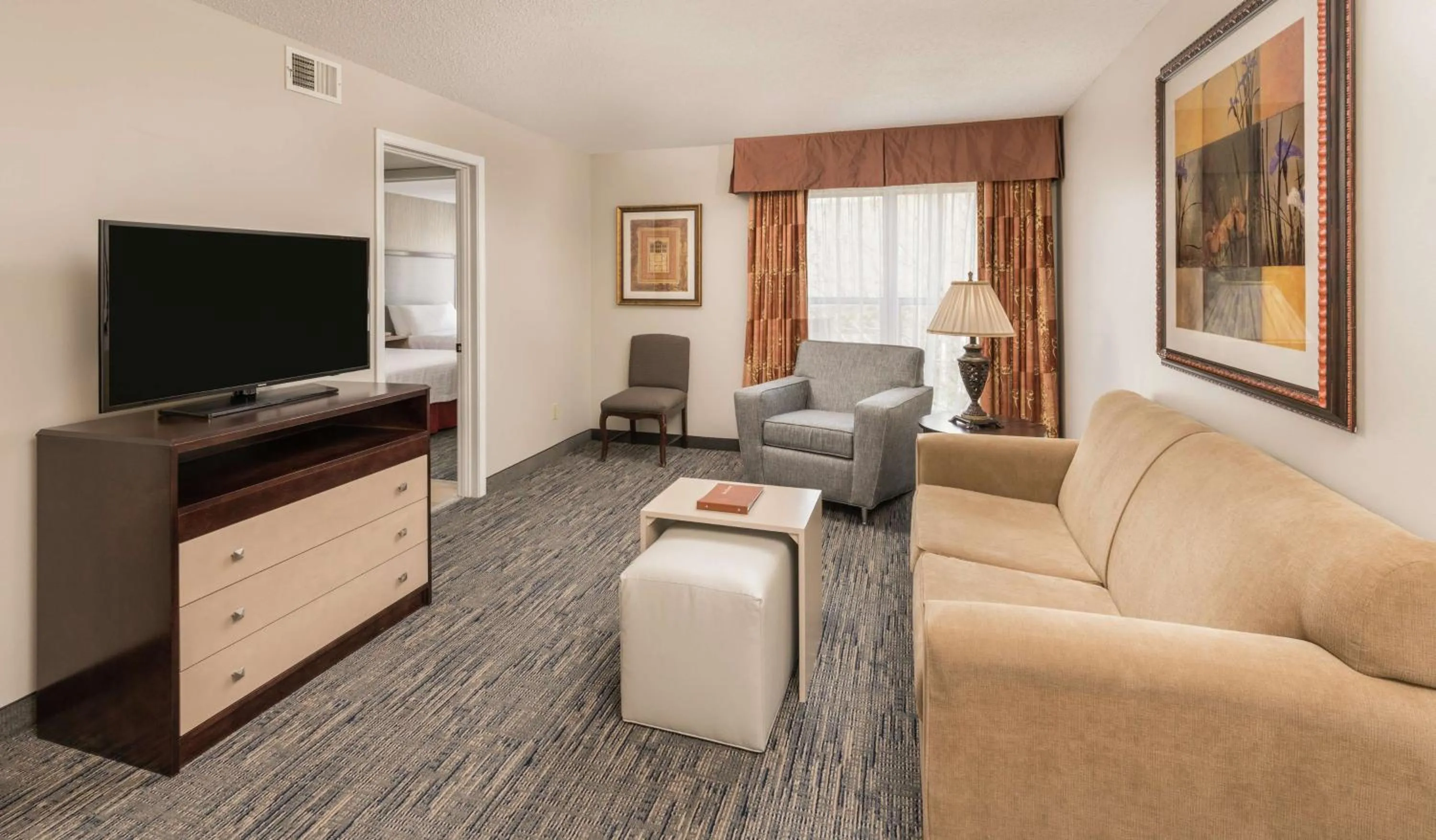 One-Bedroom Suite with Two Double Beds and Sofa Bed in Homewood Suites by Hilton Chicago - Schaumburg