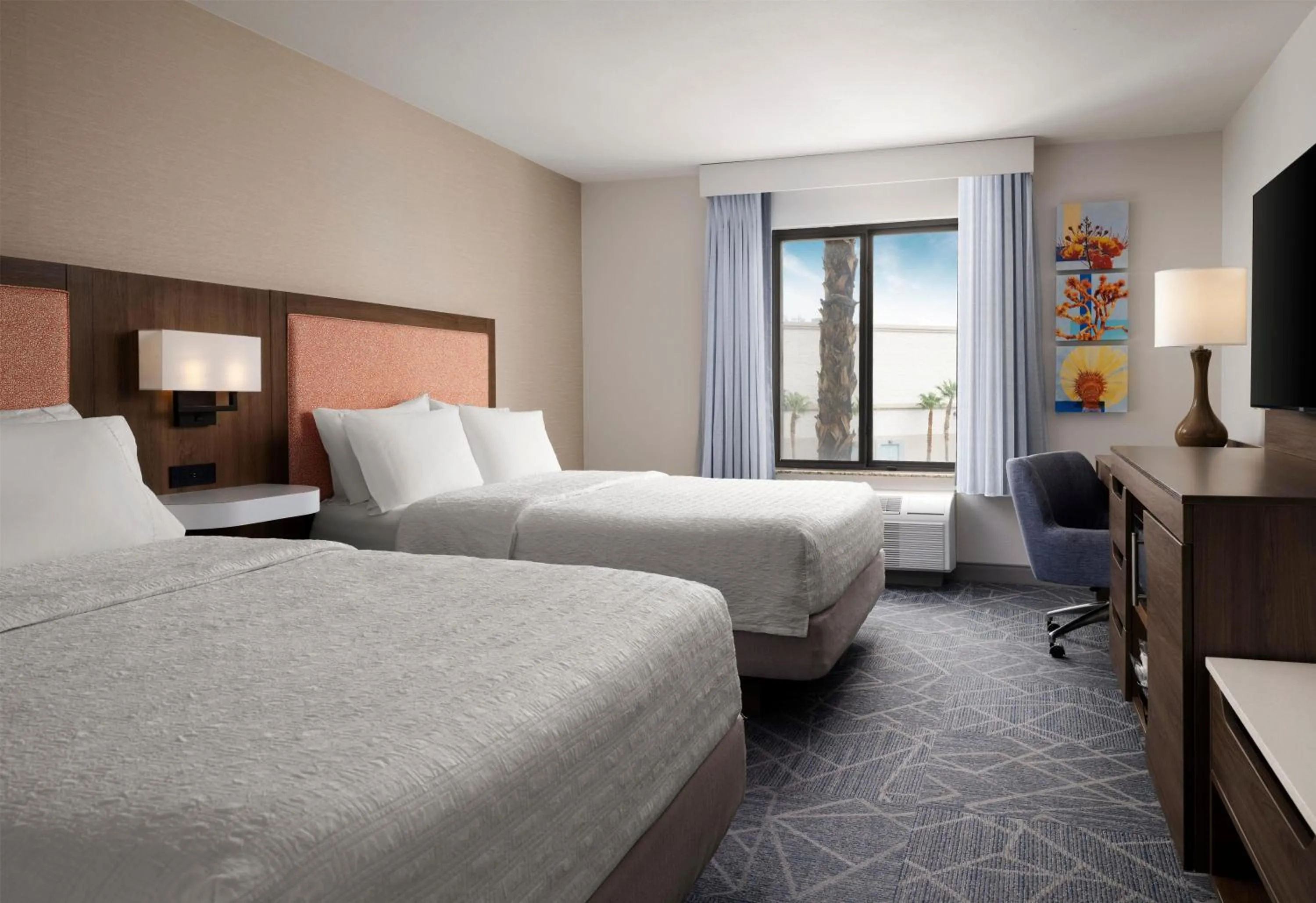 Room with Two Queen Beds - Non-Smoking in Hampton Inn & Suites Las Vegas-Red Rock/Summerlin