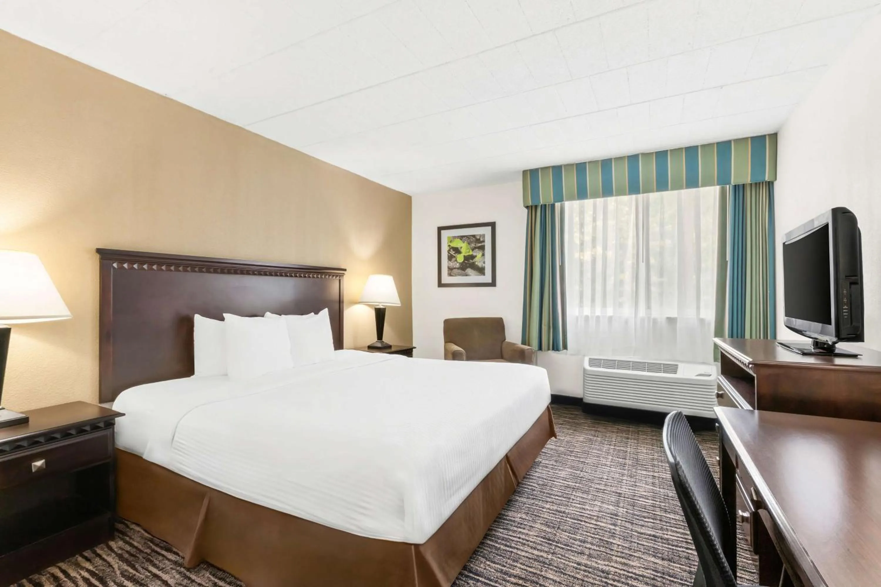King Room with Mobility Accessible Roll-In Shower in Best Western Hazlet Inn