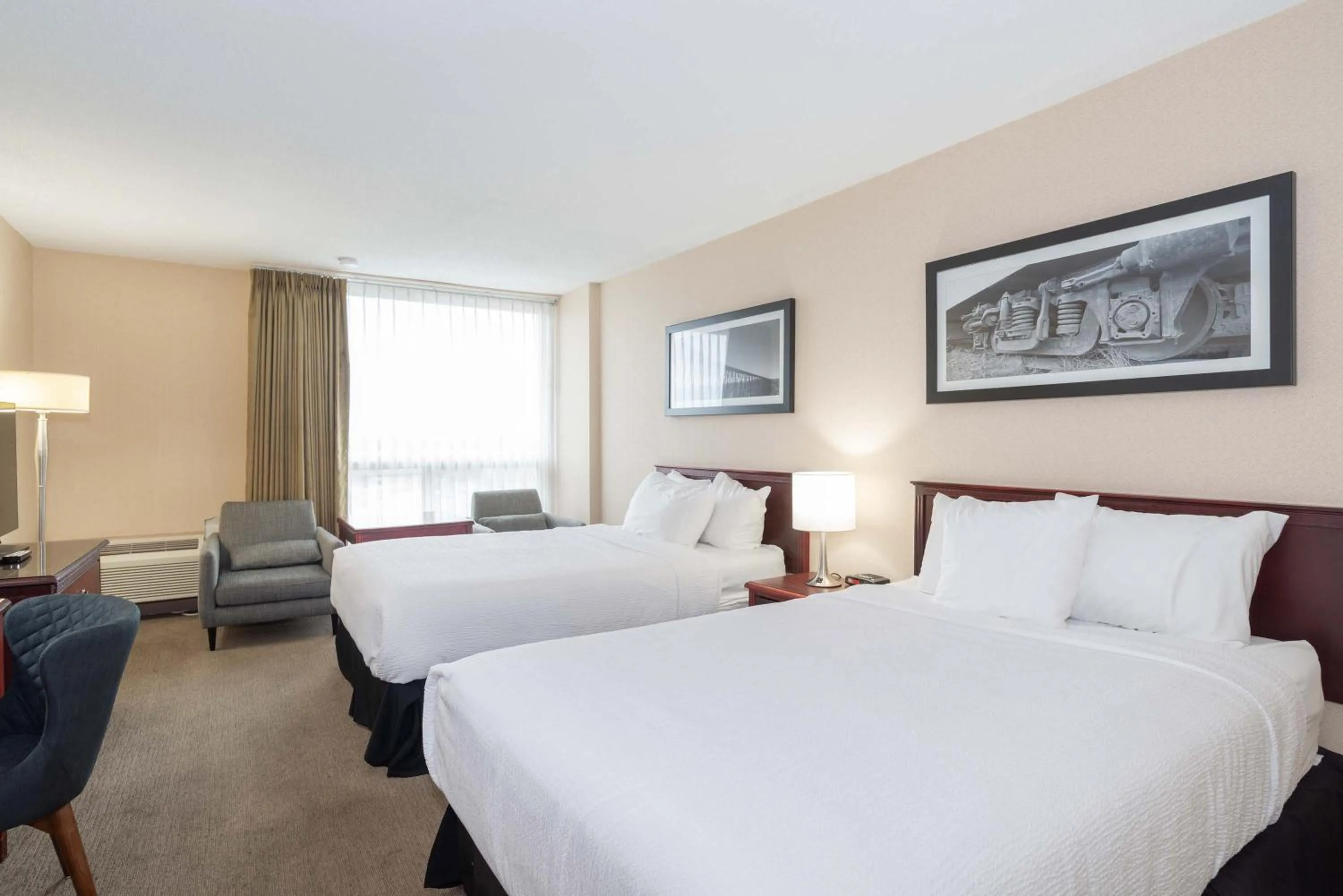 Standard Room, 2 Double Beds in Sandman Hotel Lethbridge