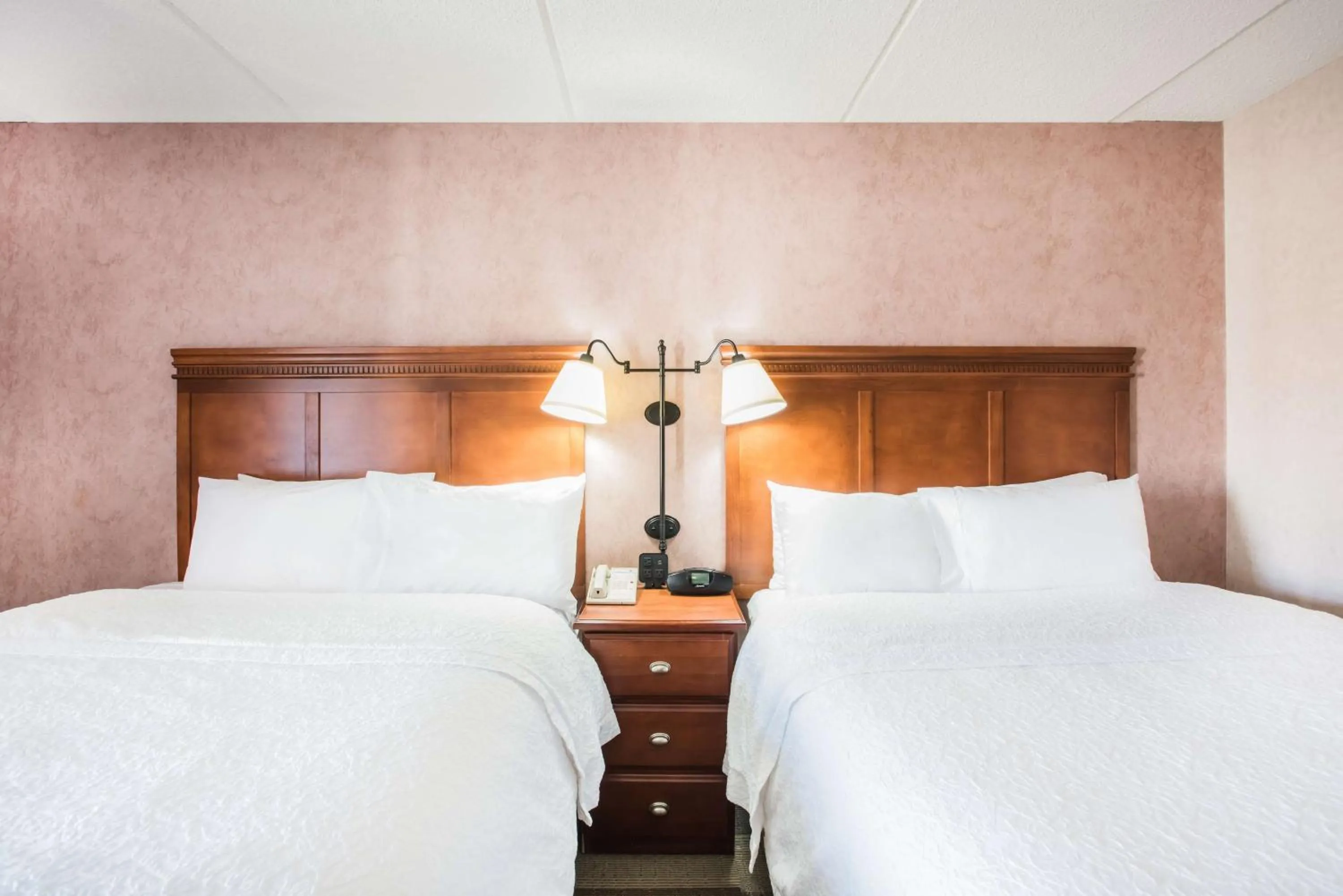 Queen Room with Two Queen Beds - Non-Smoking in Hampton Inn West Springfield