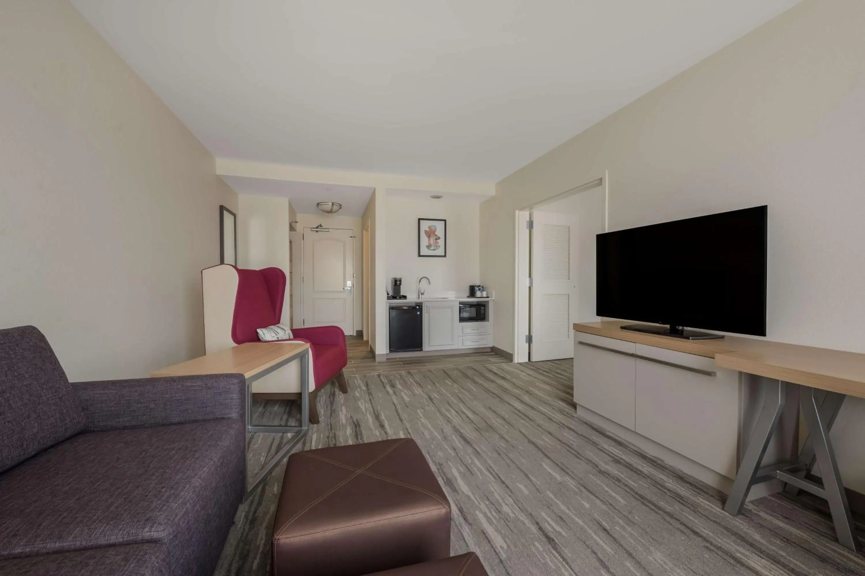 One-Bedroom King Suite with Sofa Bed in Hilton Garden Inn Rockford