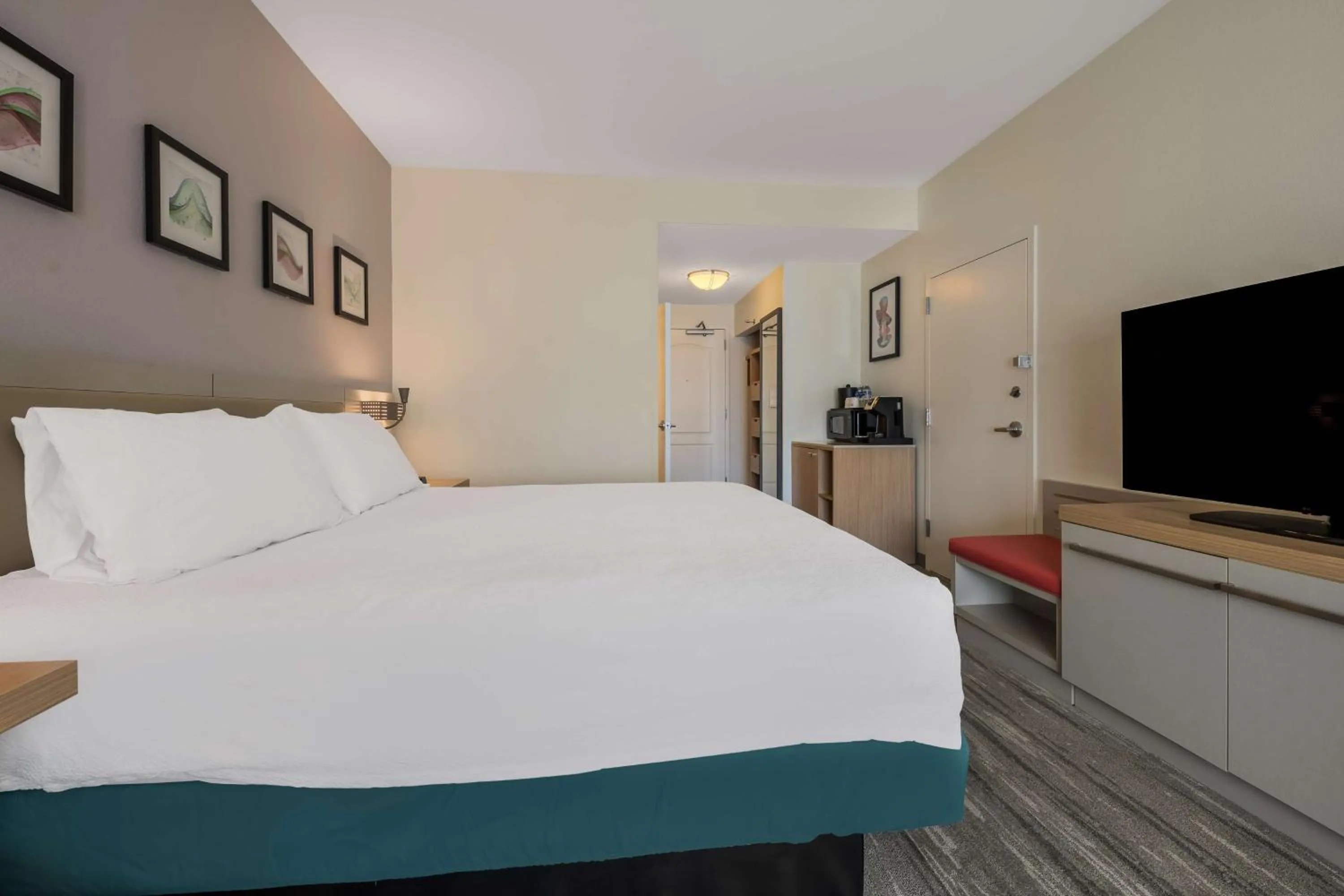 Deluxe King Room with Sofa Bed in Hilton Garden Inn Rockford