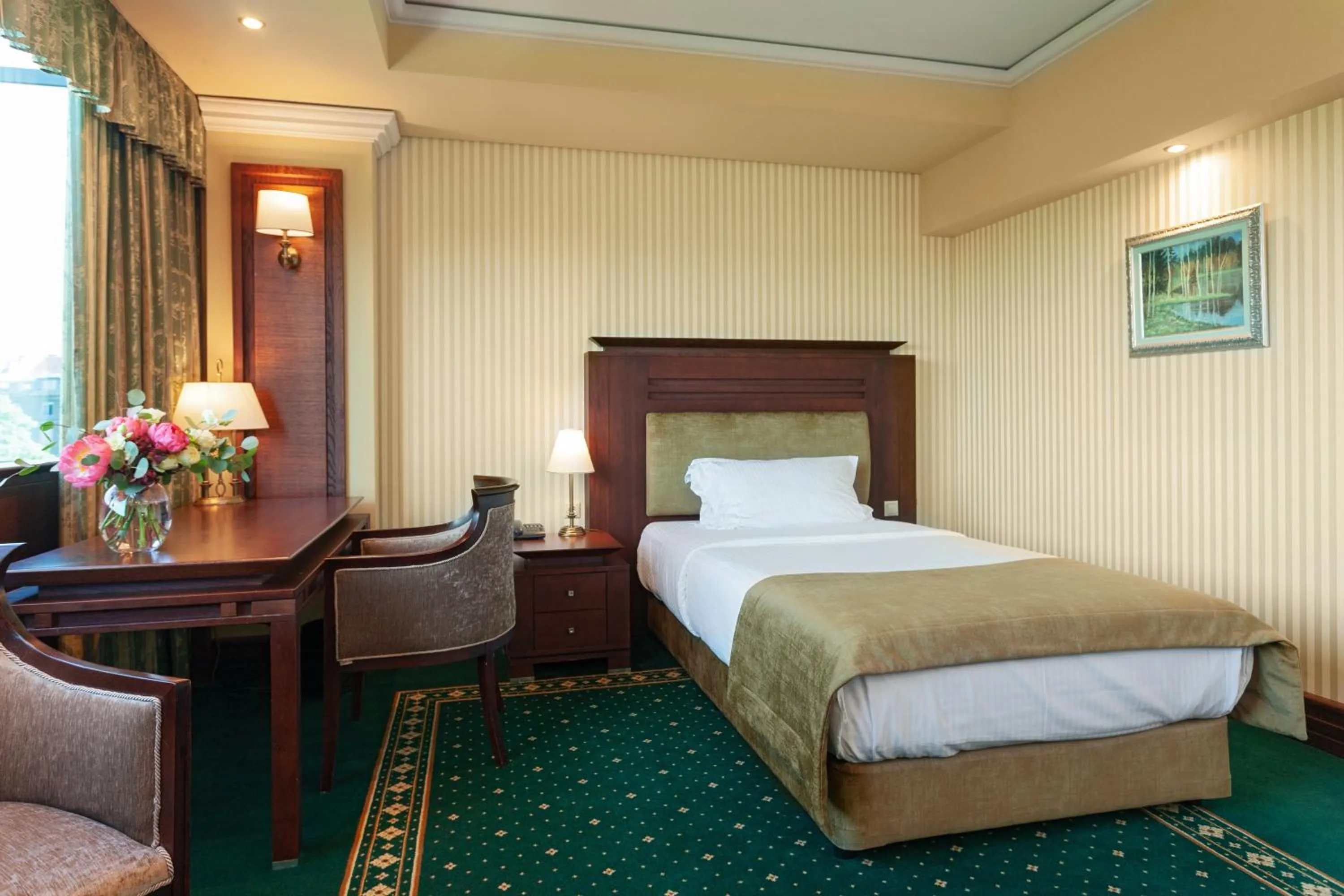 Superior Single Room with Garden View in Grand Hotel Sofia