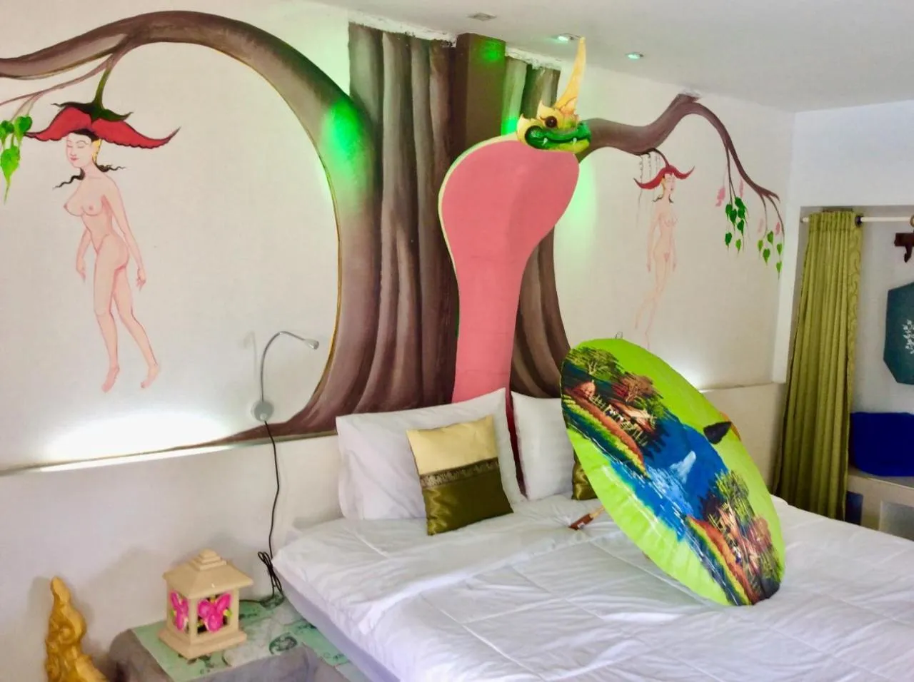 Queen Room with Pool View - single occupancy in The Orchid Resort & Relax