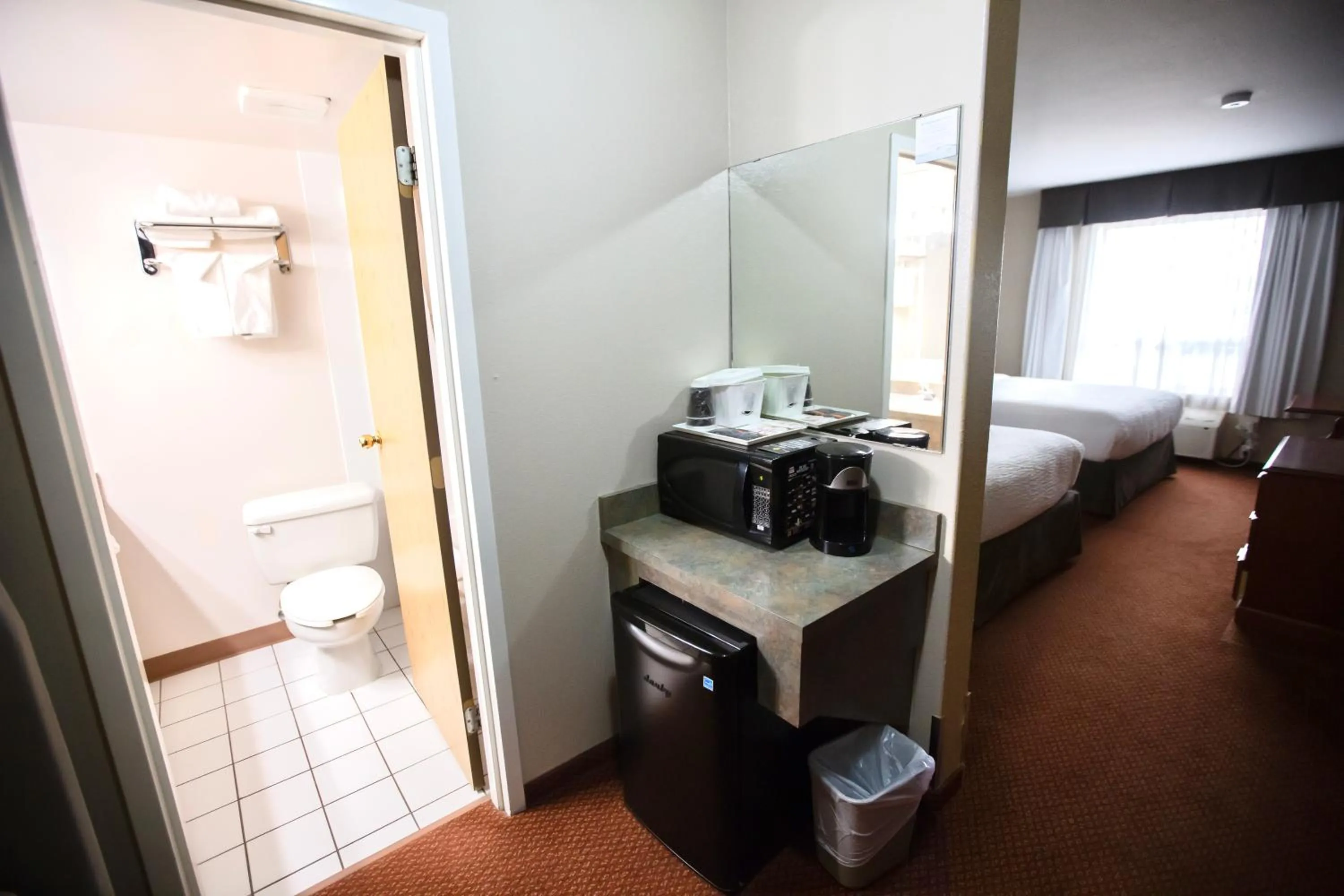 Queen Room with Two Queen Beds - Pet-Friendly/Smoking in Super 8 by Wyndham Whitecourt