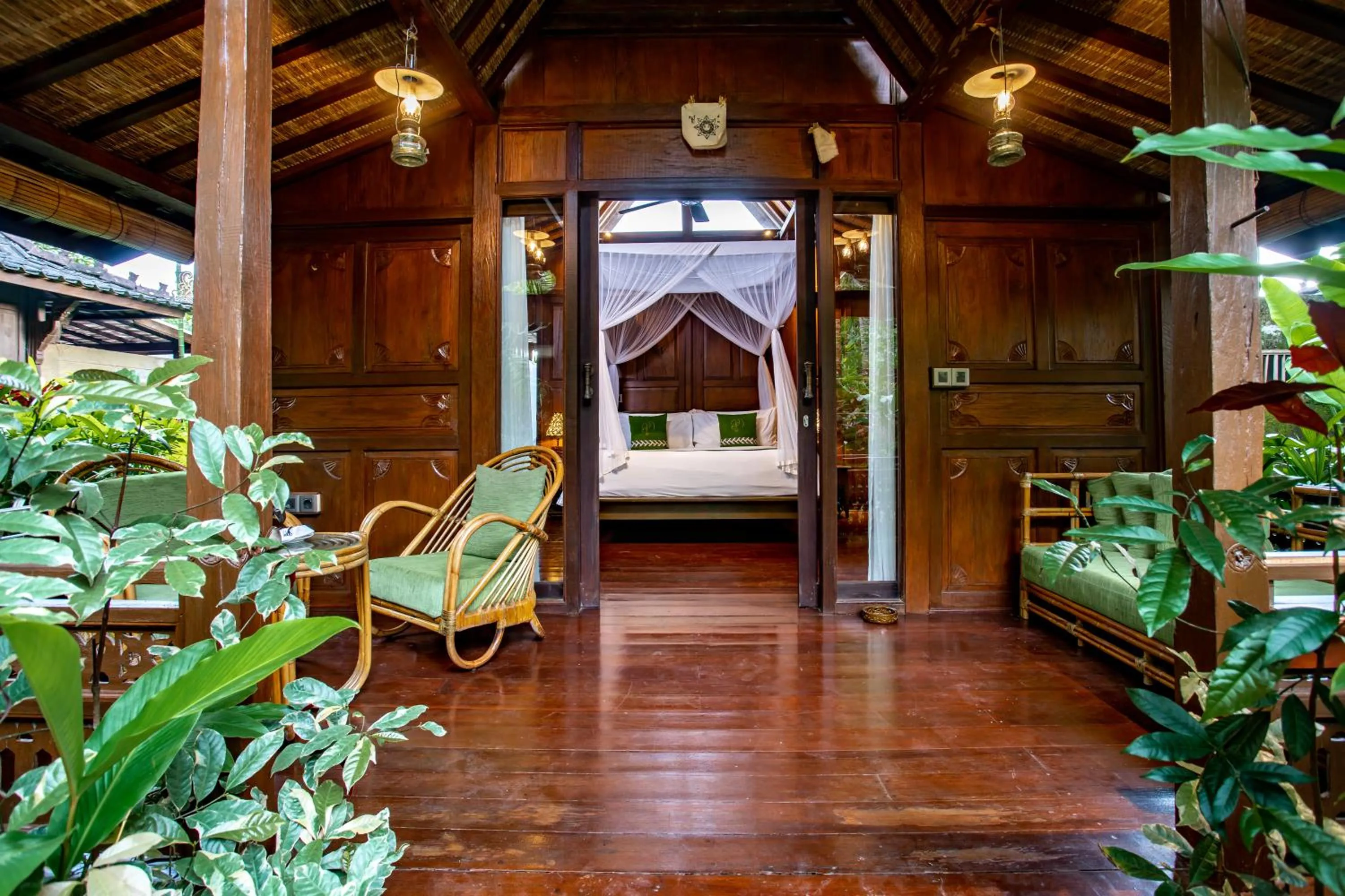 Wooden Suite Room in Arya Villas Ubud