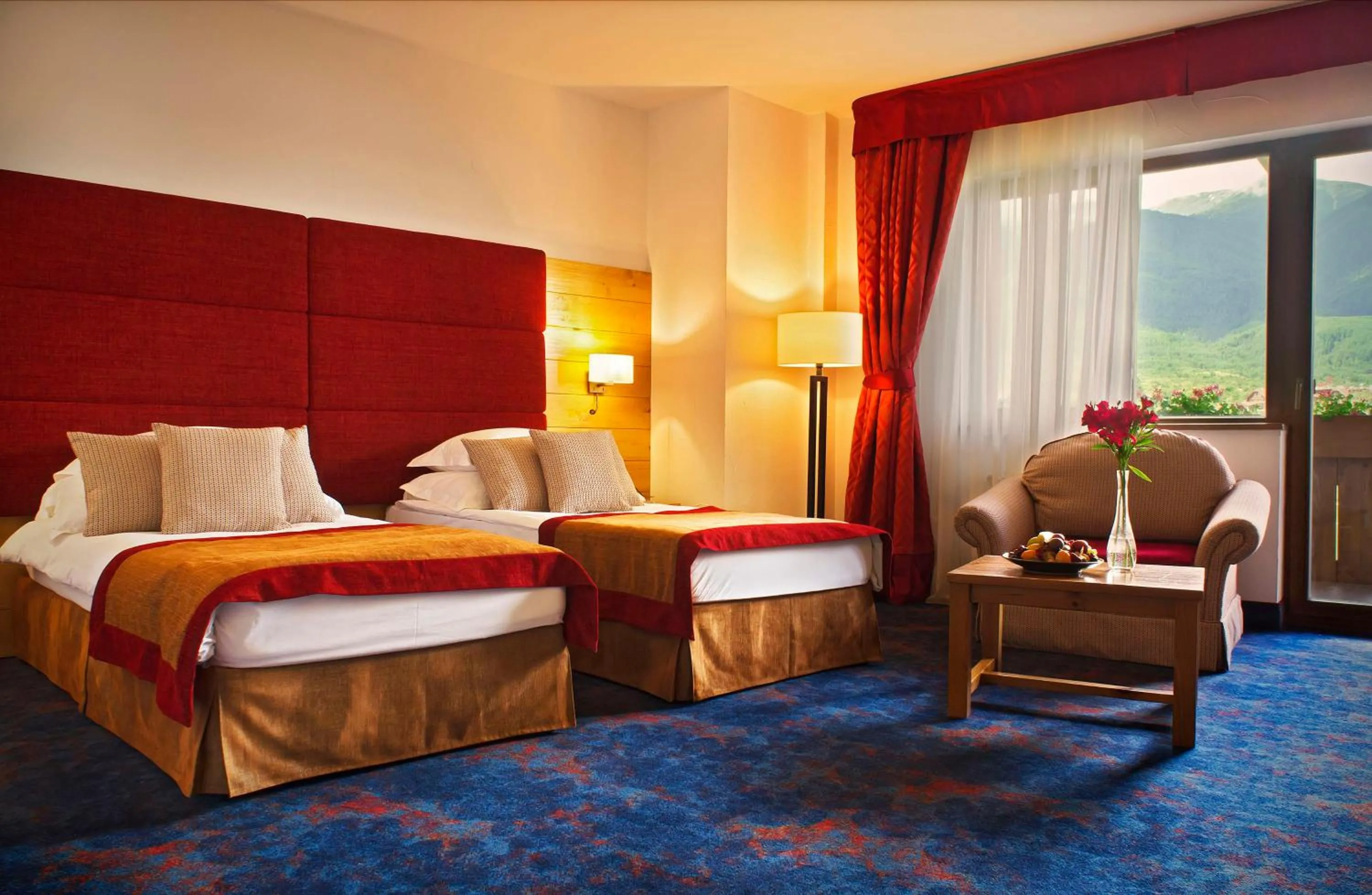 Deluxe Room Town View with Twin Beds - single occupancy in Kempinski Hotel Grand Arena Bansko