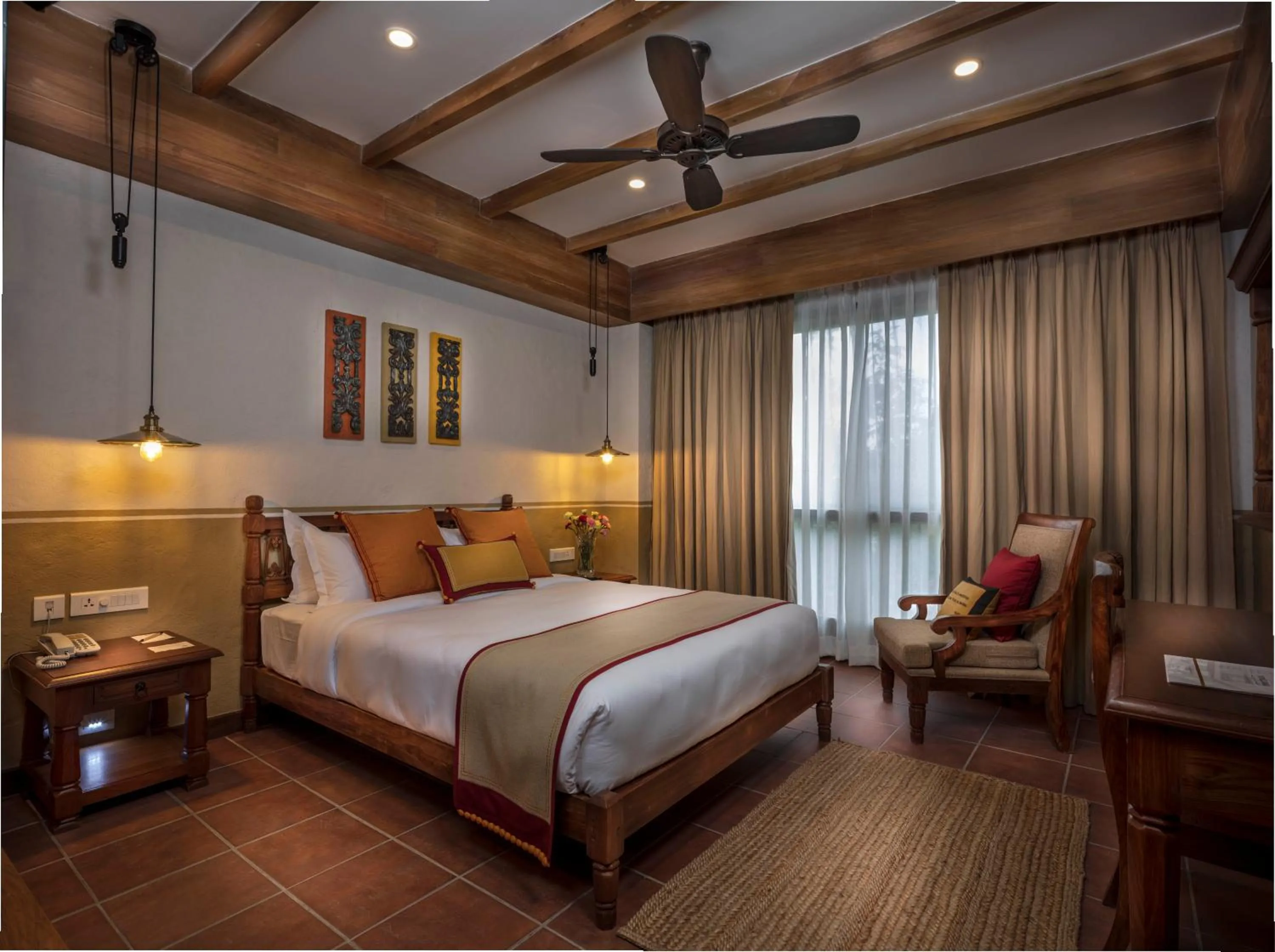 Heritage Deluxe Double - single occupancy in Nepali Ghar Hotel