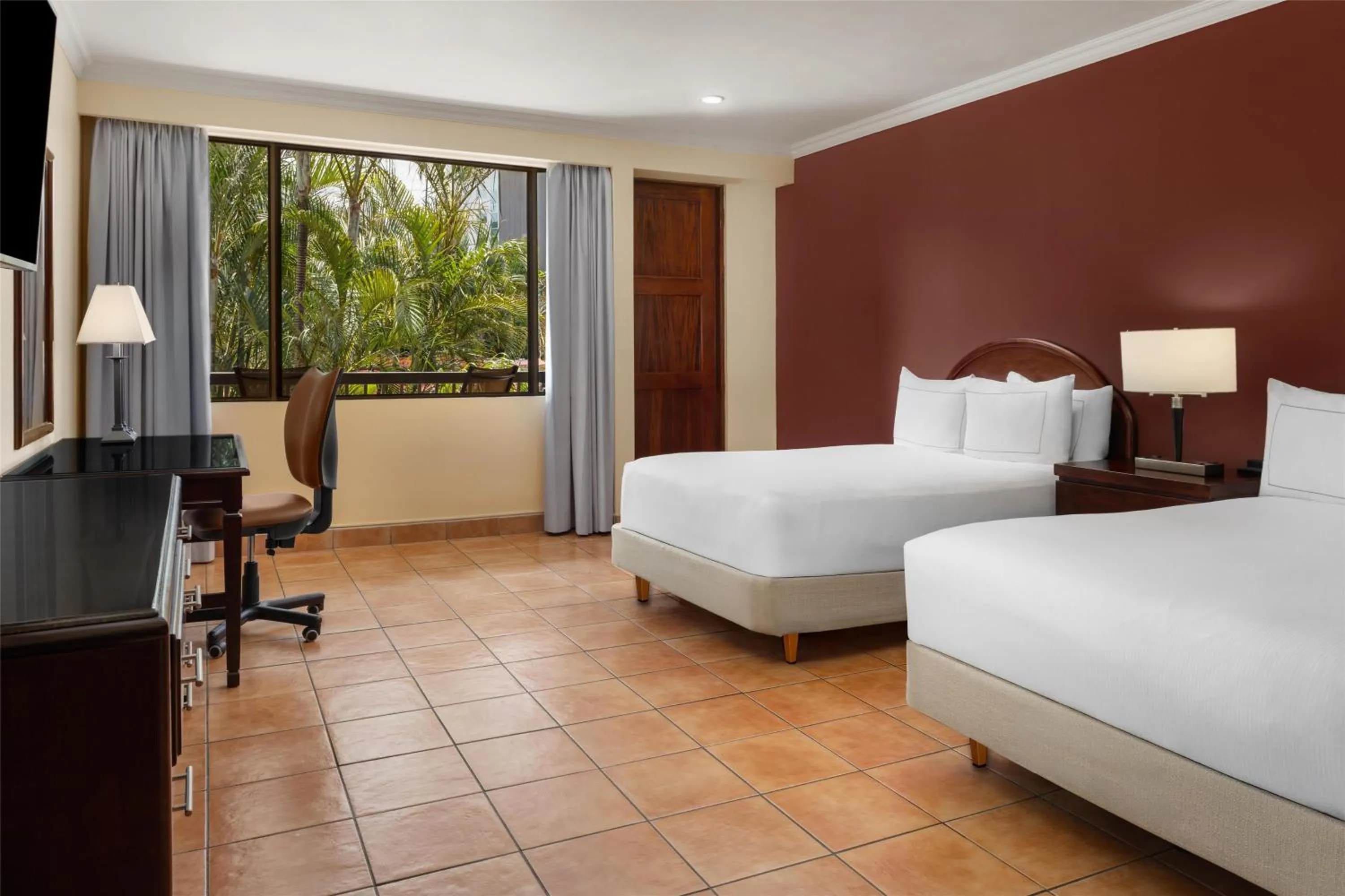 Executive Room Two Double Beds with Balcony - Lounge Access in Hilton Cariari DoubleTree San Jose - Costa Rica