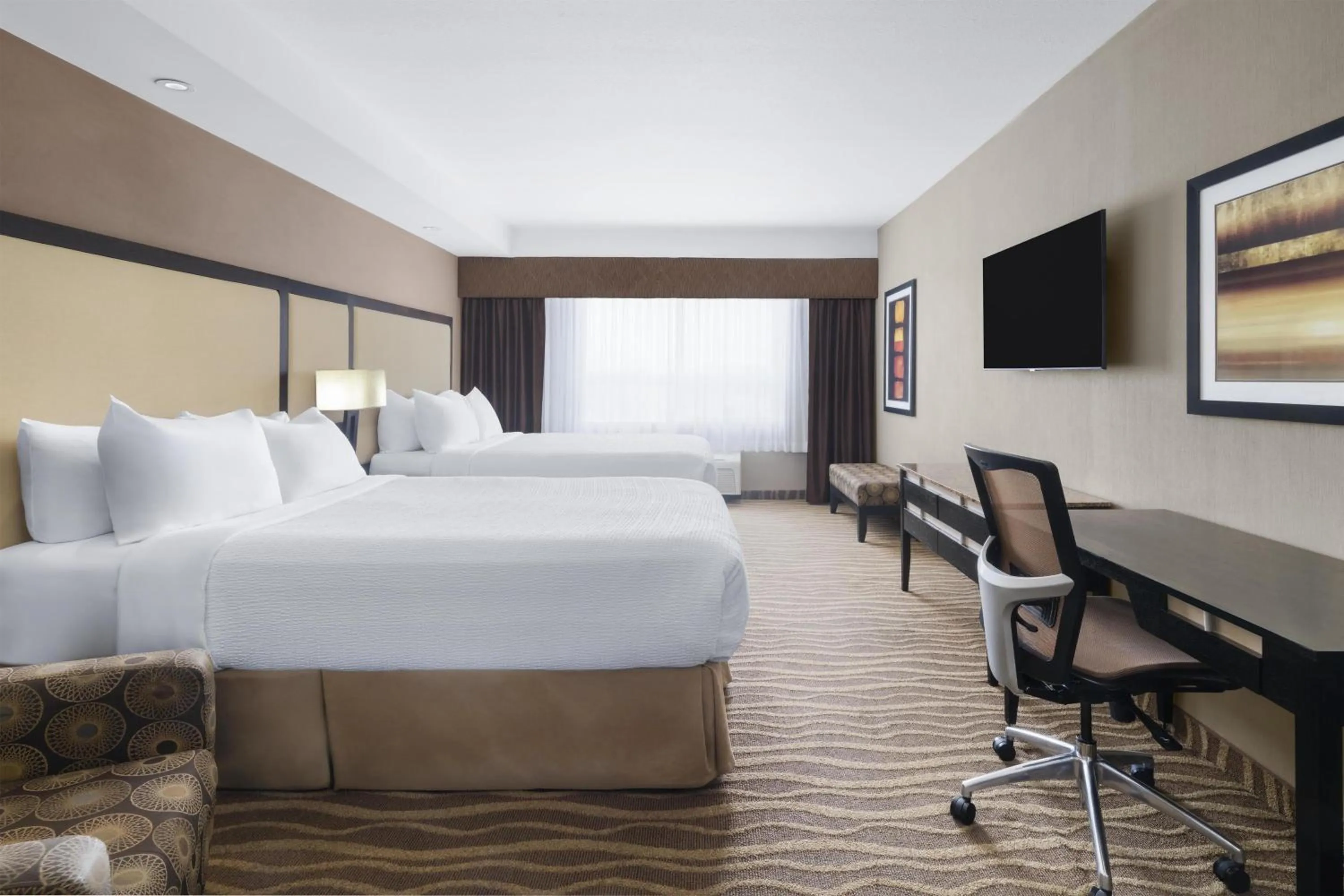 Queen Room with Two Queen Beds - Disability Access in Best Western Premier Freeport Inn Calgary Airport