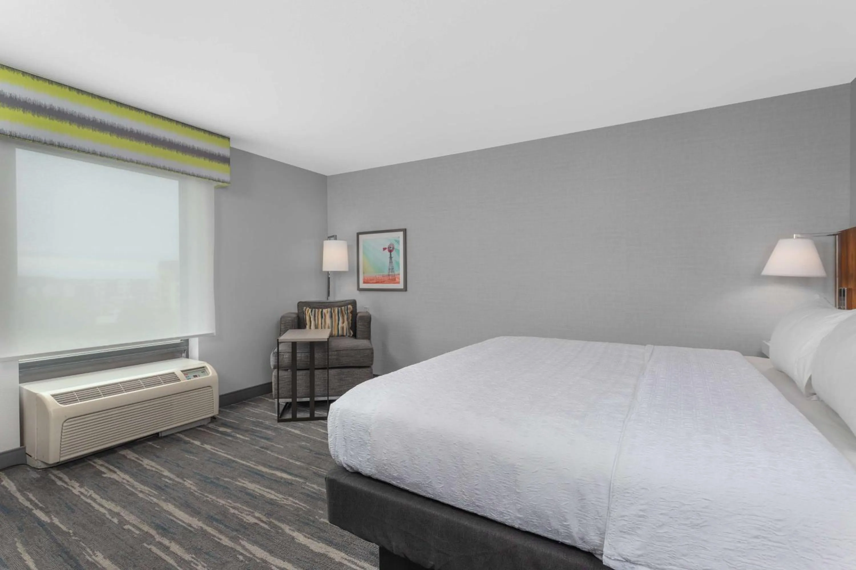 King Room with Sofa Bed and Study - Non-Smoking in Hampton Inn and Suites - Lincoln Northeast