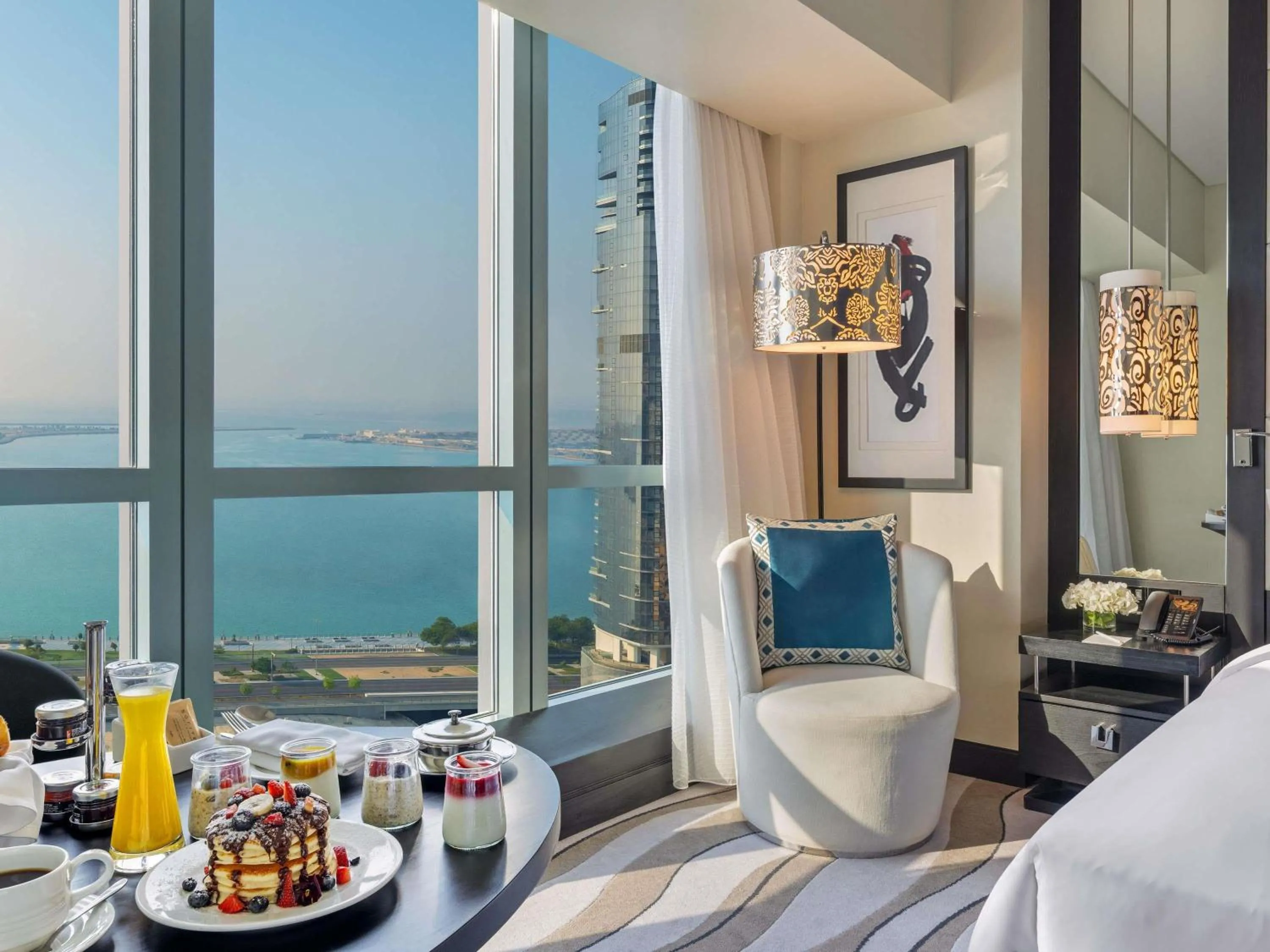 Luxury Twin Room Sea View in Sofitel Abu Dhabi Corniche