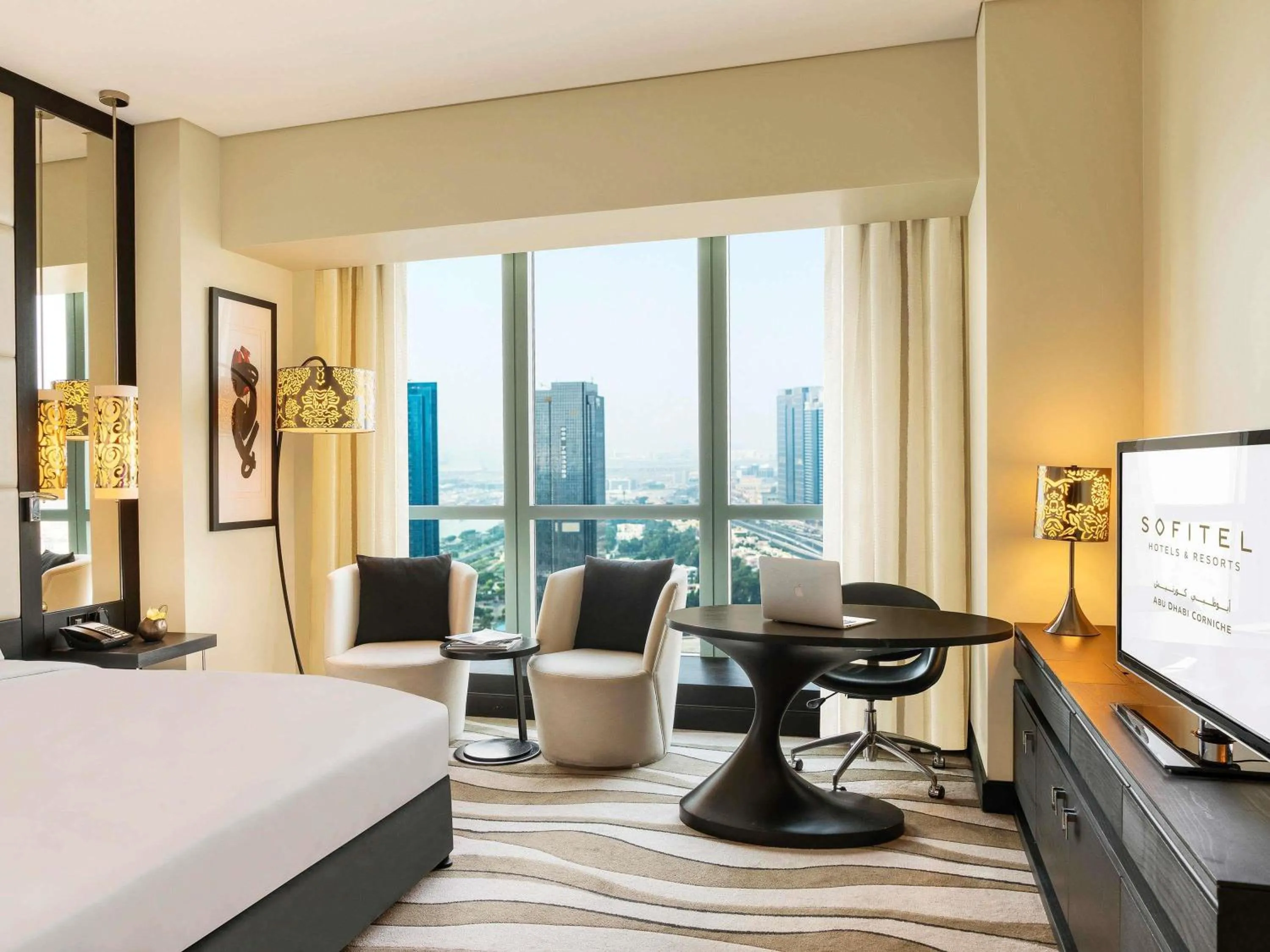 Luxury Club King Room with Club Access and Sea or City View - single occupancy in Sofitel Abu Dhabi Corniche