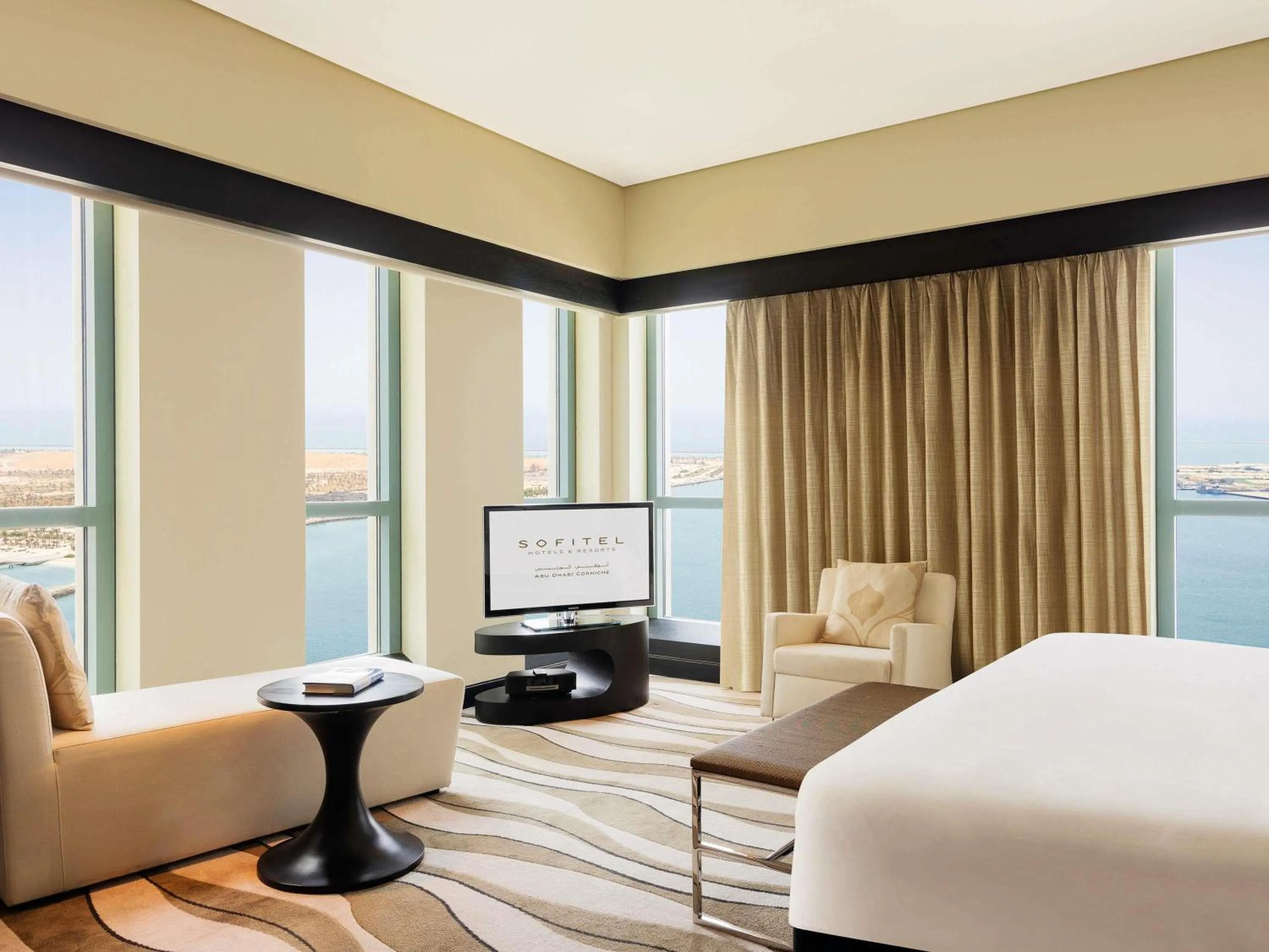 Imperial King Suite with Sea View in Sofitel Abu Dhabi Corniche