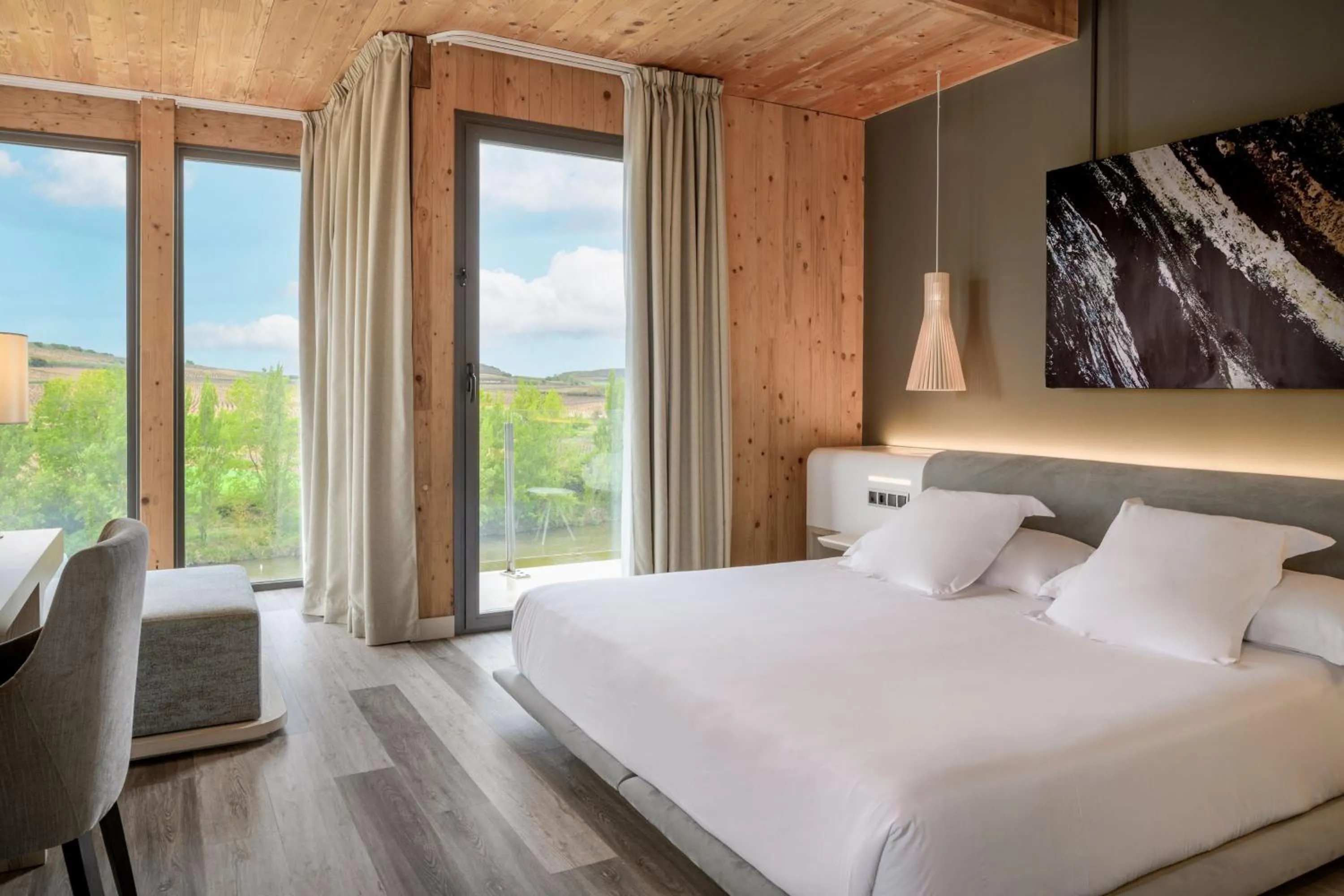 Junior King Suite with River View  - single occupancy in Palacio Tondón, La Rioja Brinas, Autograph Collection