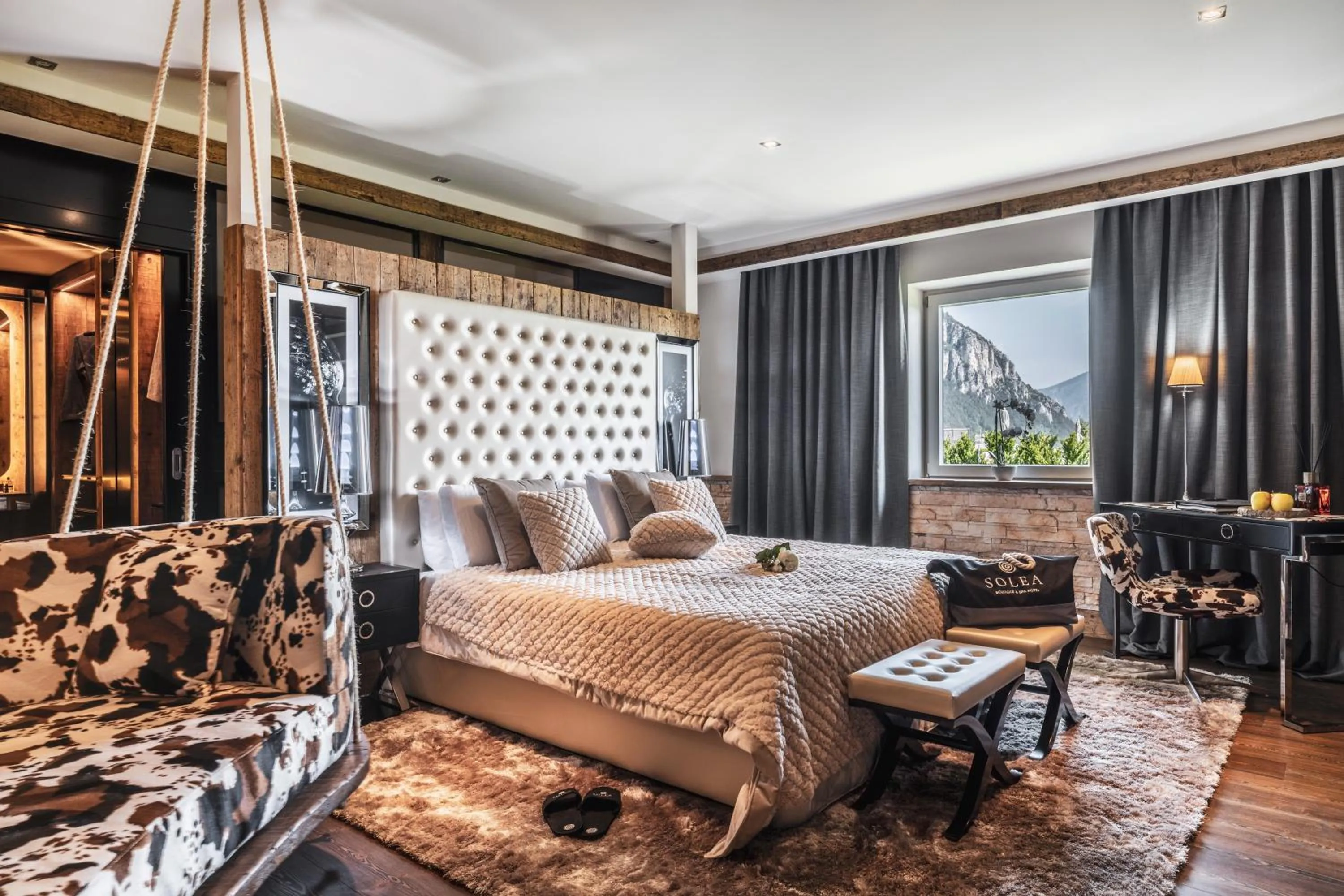 Queen Room with Garden View in SOLEA DOLOMITI Boutique Hotel