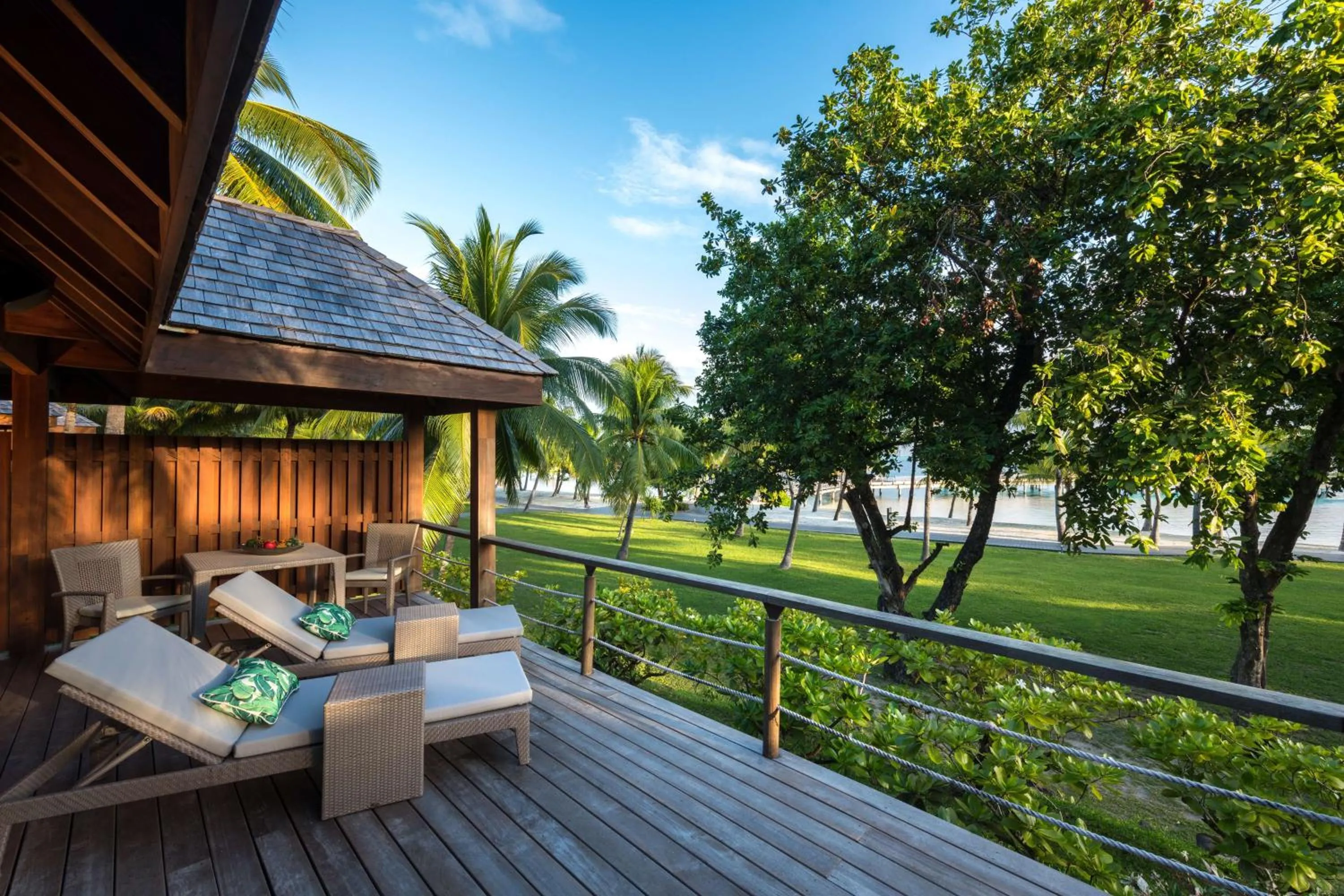 Villa with Tropical Beach View in Conrad Bora Bora Nui