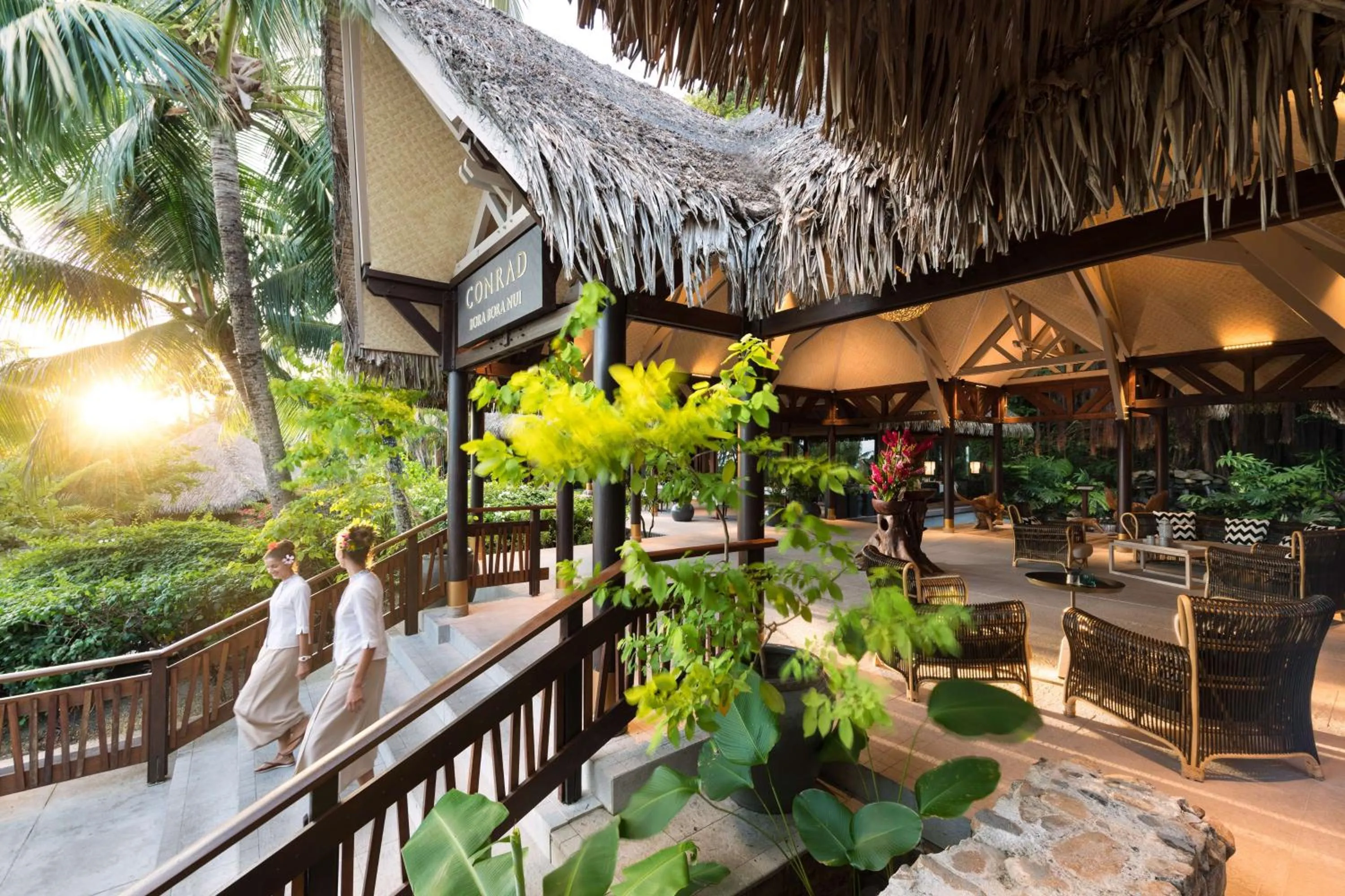 Lobby or reception in Conrad Bora Bora Nui