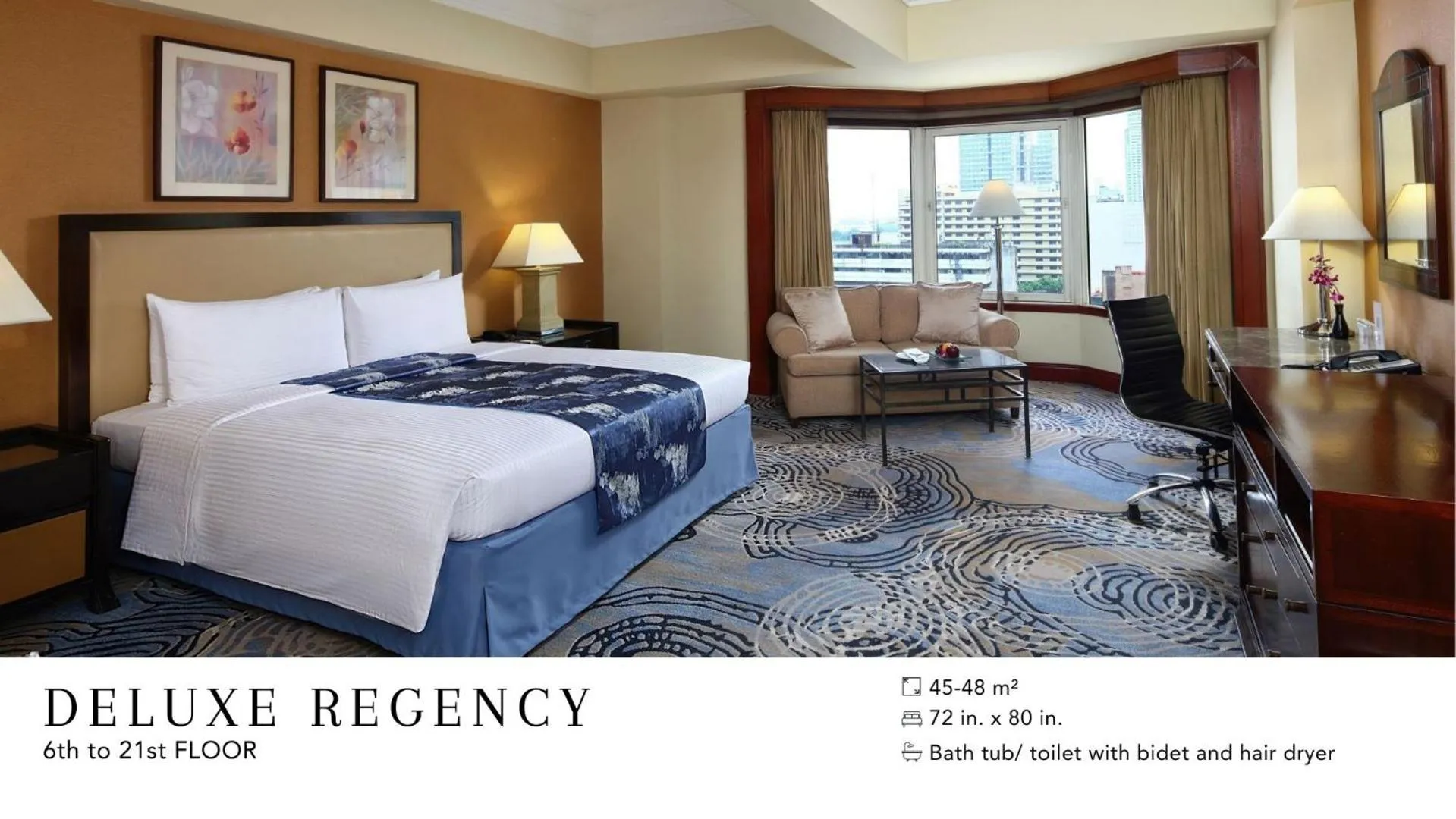 Deluxe Regency Non-Smoking in Diamond Hotel Philippines
