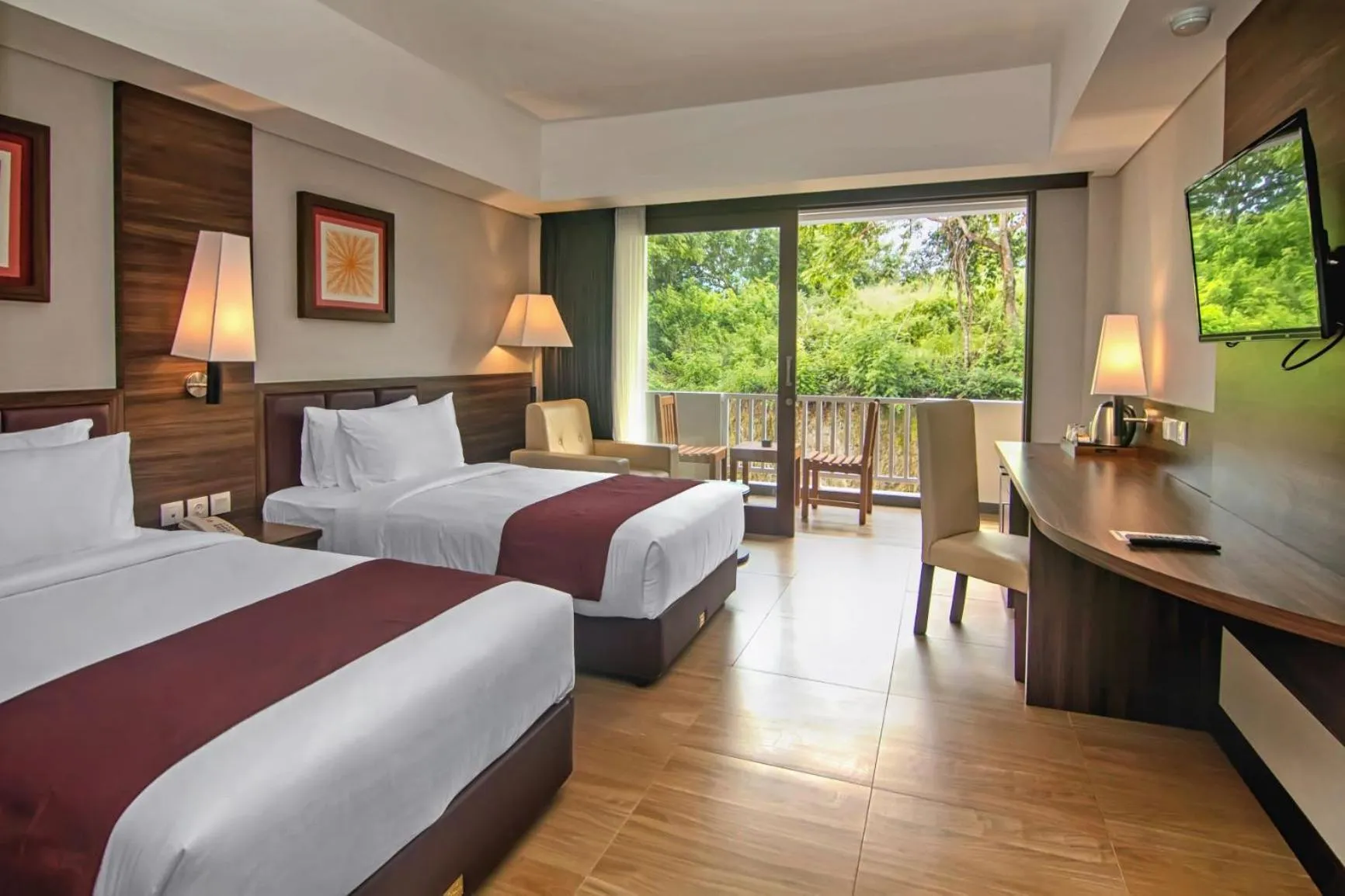 Deluxe Double or Twin Room with View in Pandawa Hill Resort