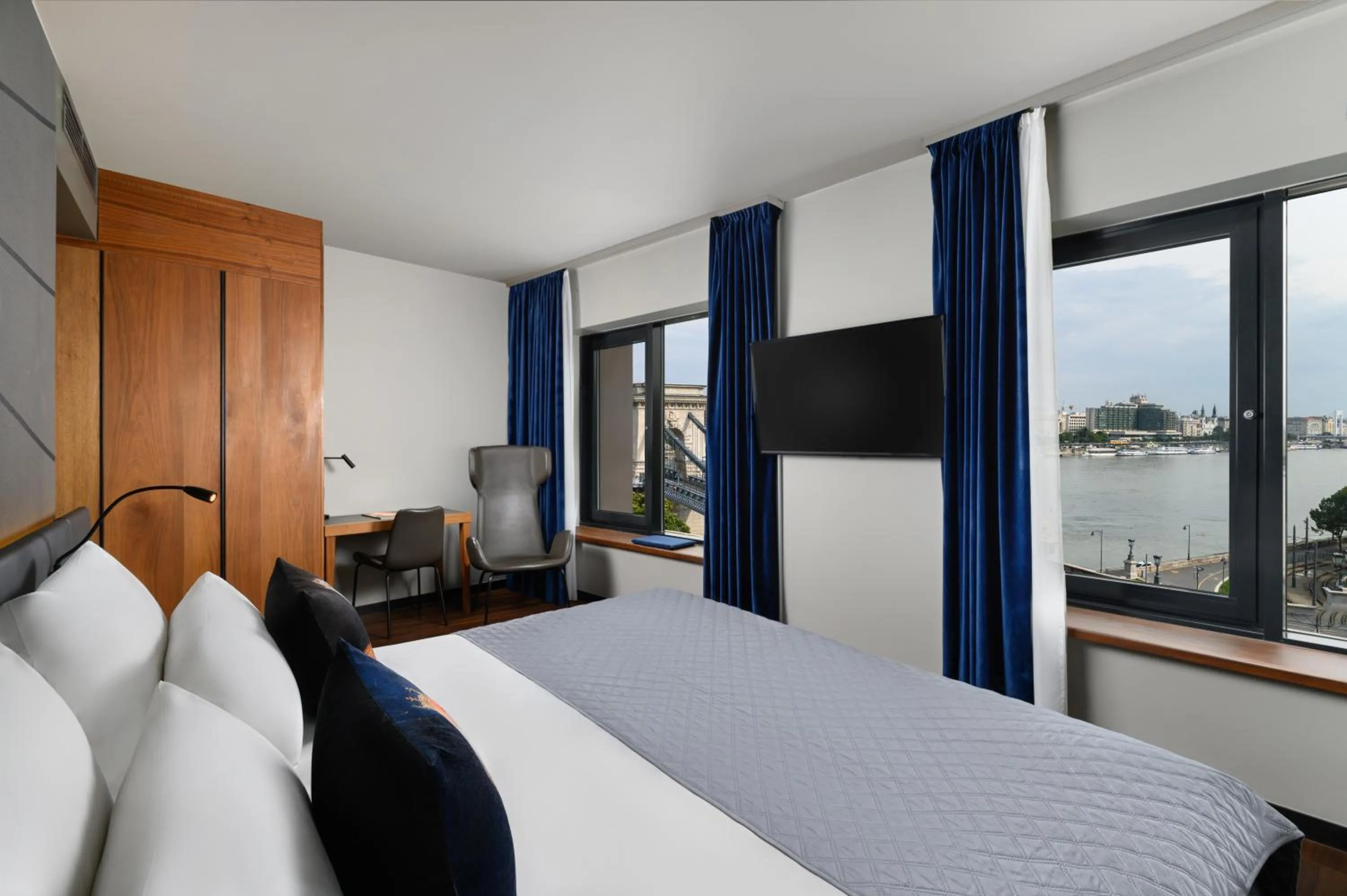 Superior Double Room with Danube View in Hotel Clark Budapest - Adults Only