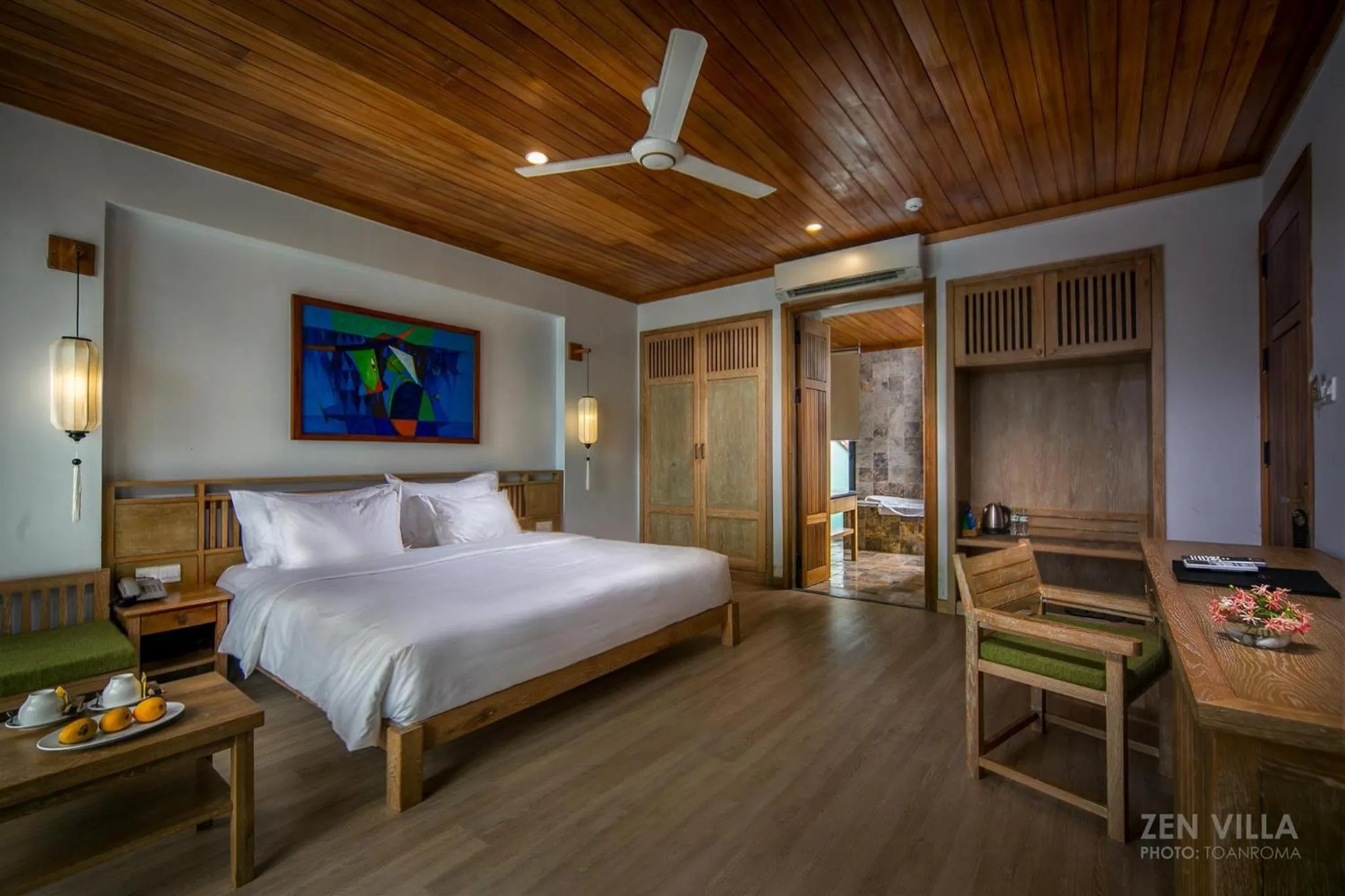 Deluxe Double or Twin Room with Balcony in ZEN Boutique Hoi An - Eco-Friendly Villa