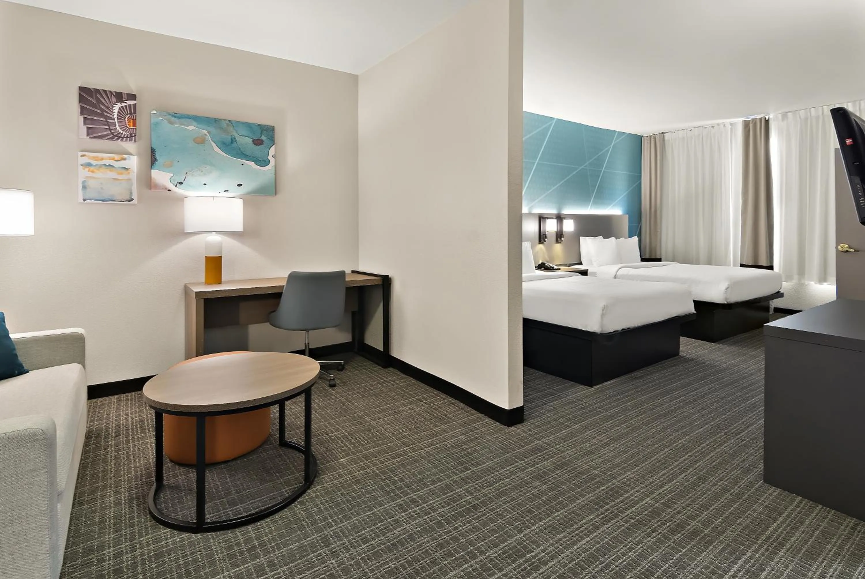 Queen Suite with Two Queen Beds - Accessible/Non-Smoking in Comfort Suites Fort Worth North Fossil Creek